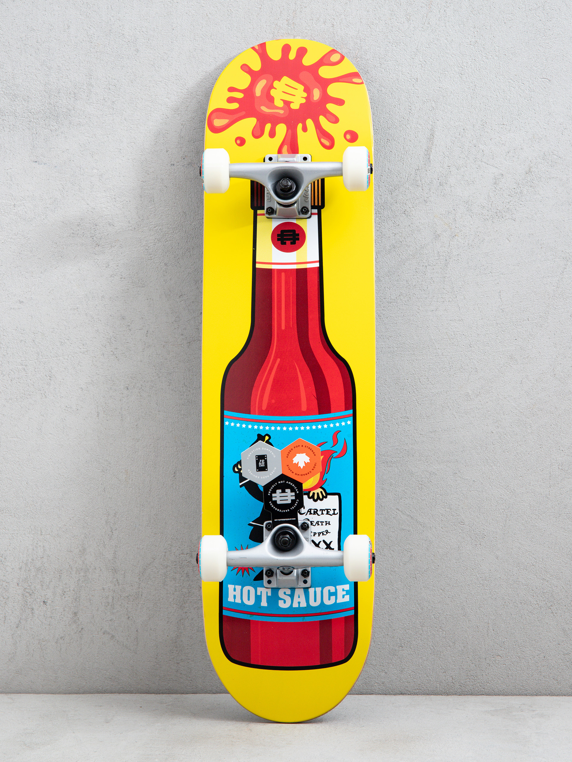 Скейтборд Cartel Skateboards Hot sauce (yellow)