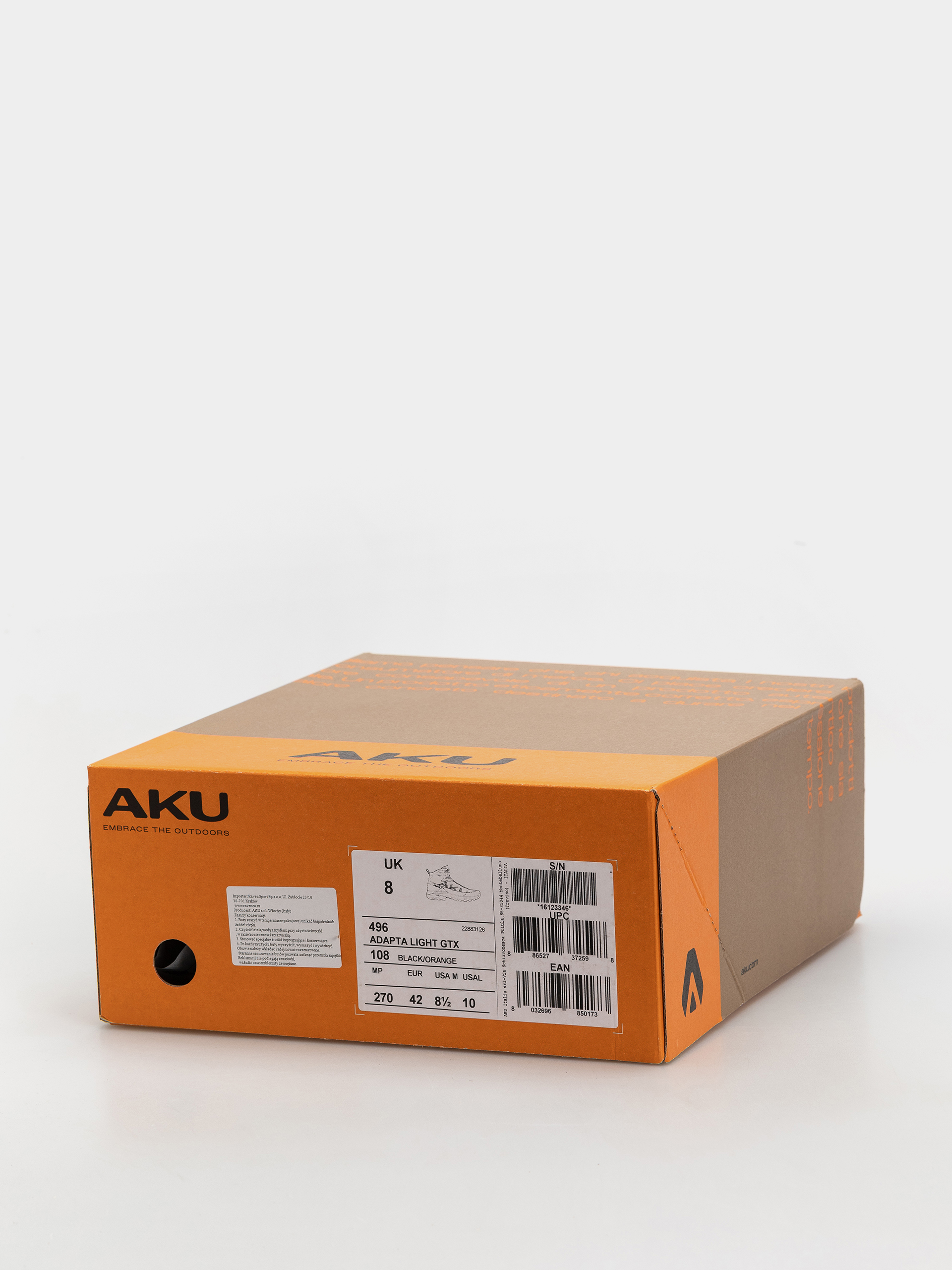 Обувки AKU Adapta Light GTX (black/orange)