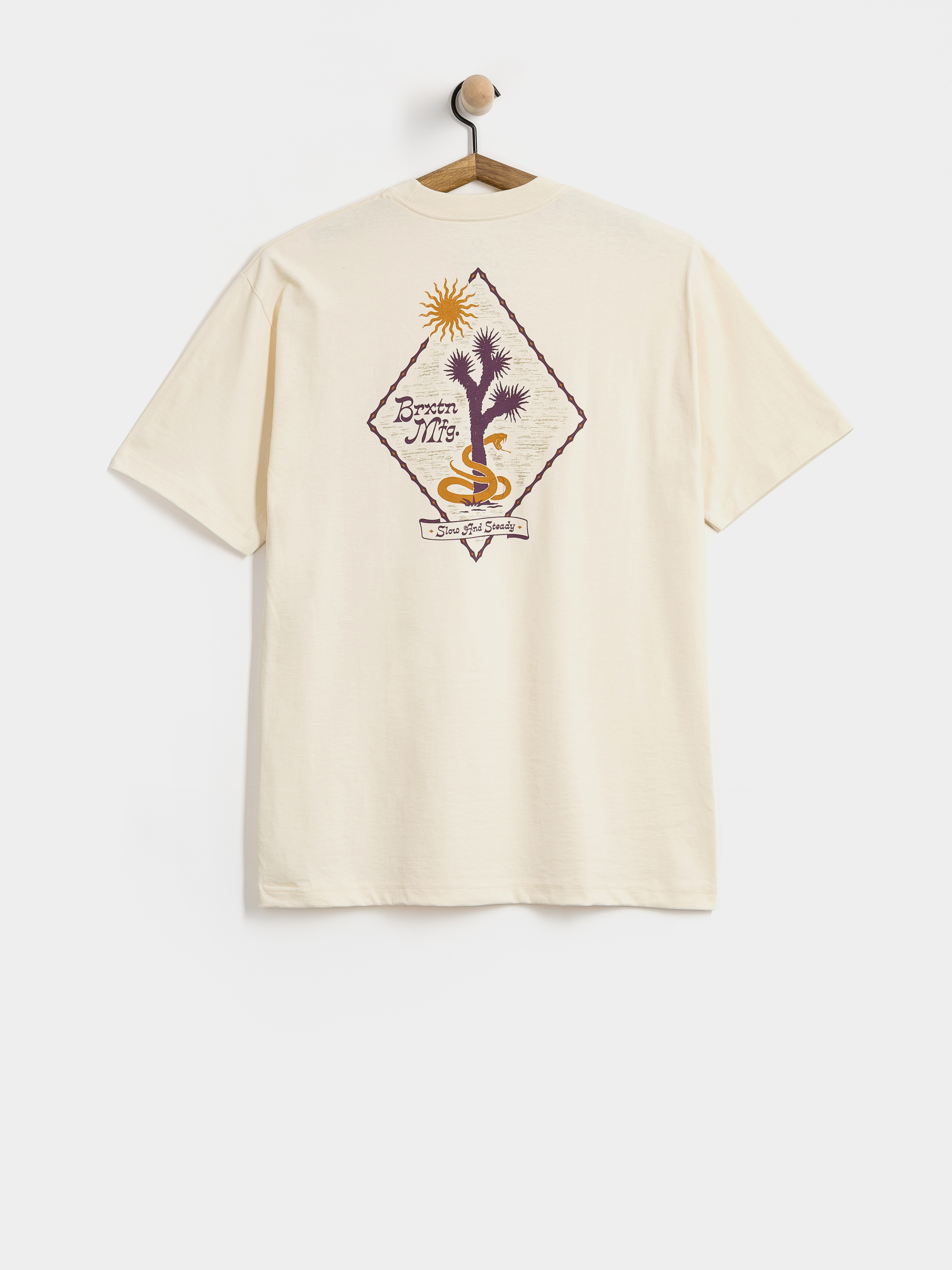 Тениска Brixton Steady Stnd (cream)