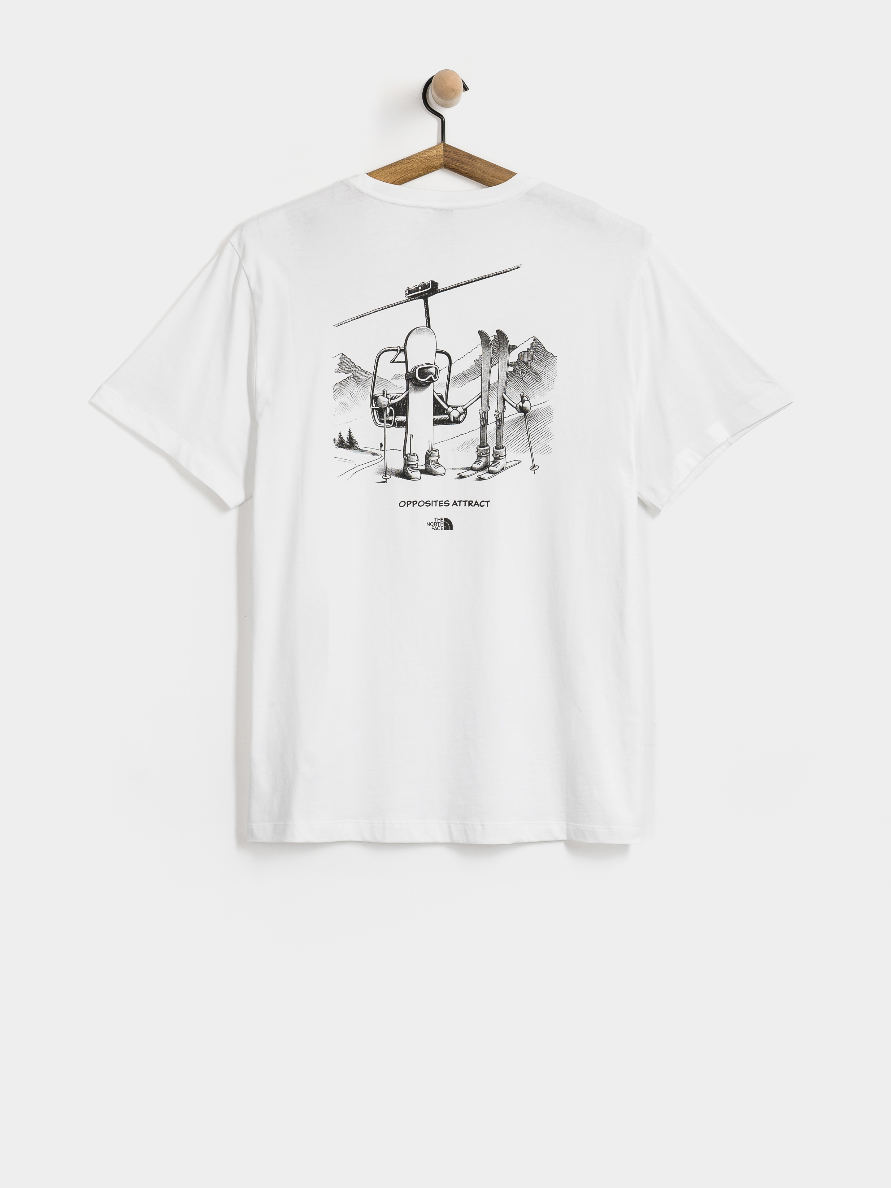 Тениска The North Face Opposites Attract Relaxed (tnf white)