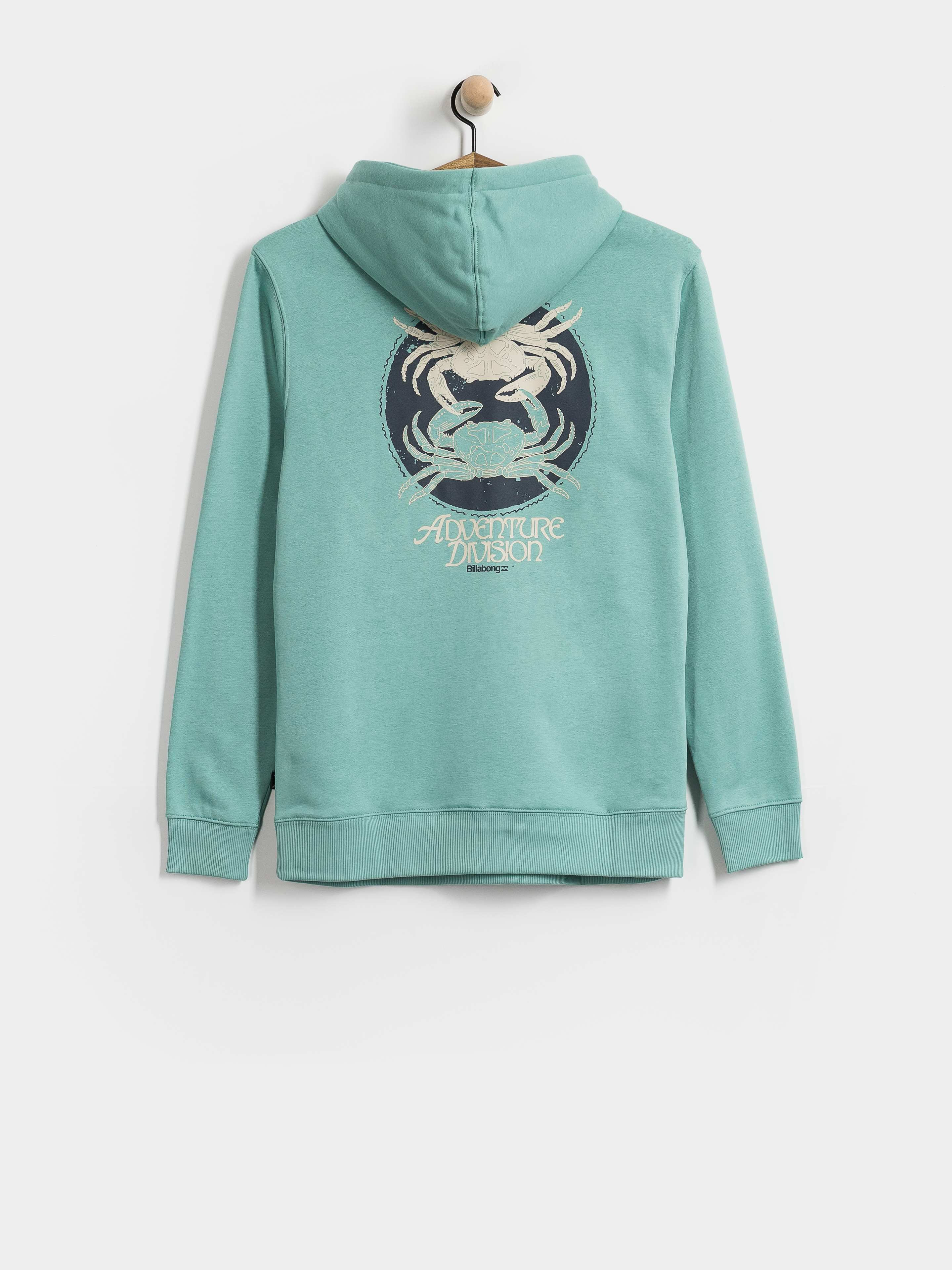 Суитшърт с качулка Billabong Compass HD (jade grey)
