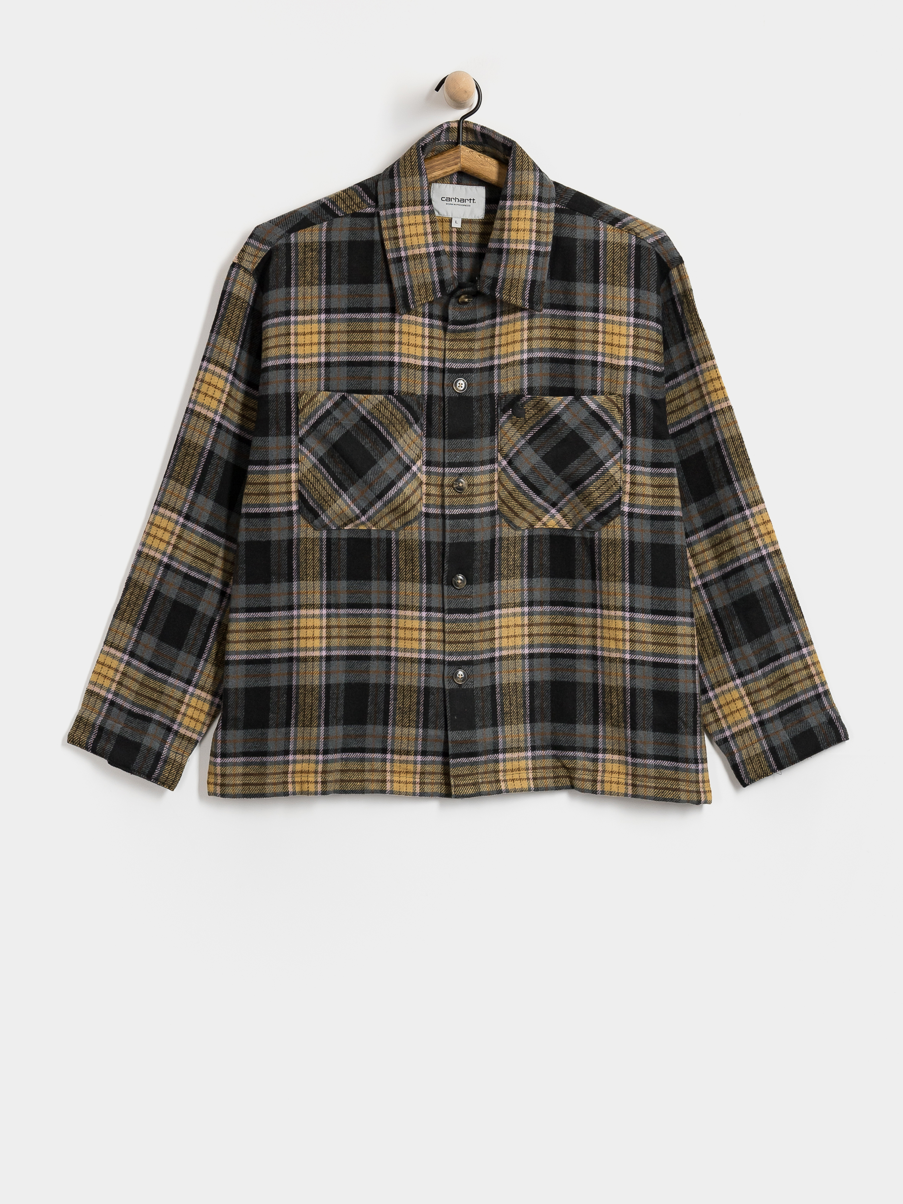 u0420u0438u0437u0430 Carhartt WIP Parson (parson check wip dusty h)