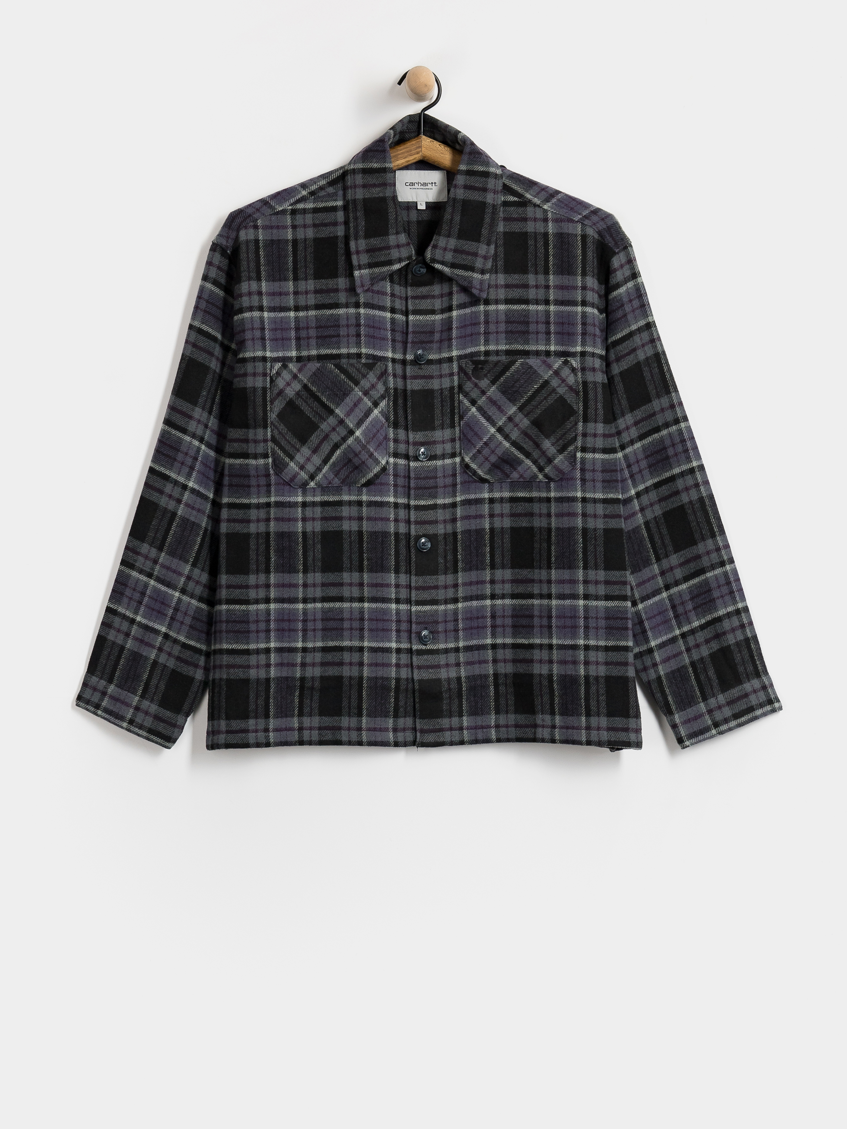 Риза Carhartt WIP Parson (parson check shady purple)