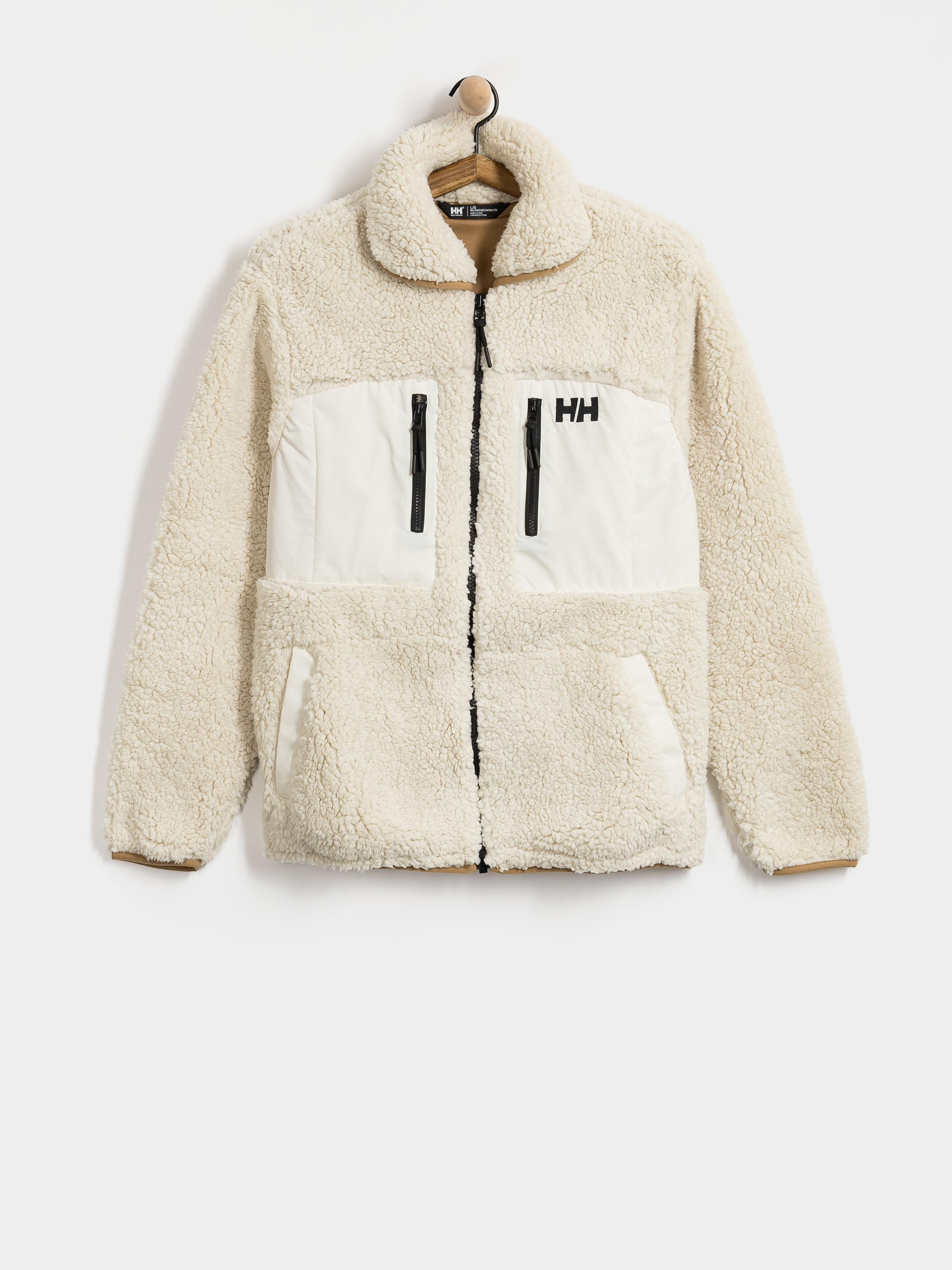 Мъжки Поларени суитшърт Helly Hansen Moonlit Pile (cream)