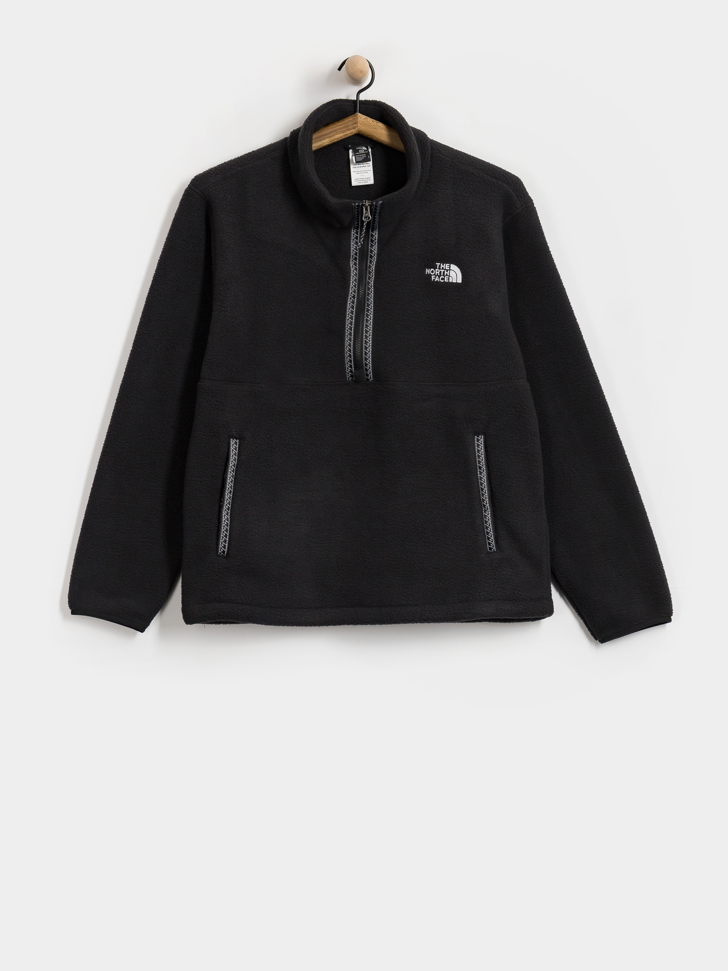 Мъжки Поларени суитшърт The North Face Fleeski 1/4 Zip (tnf black/tnf black)
