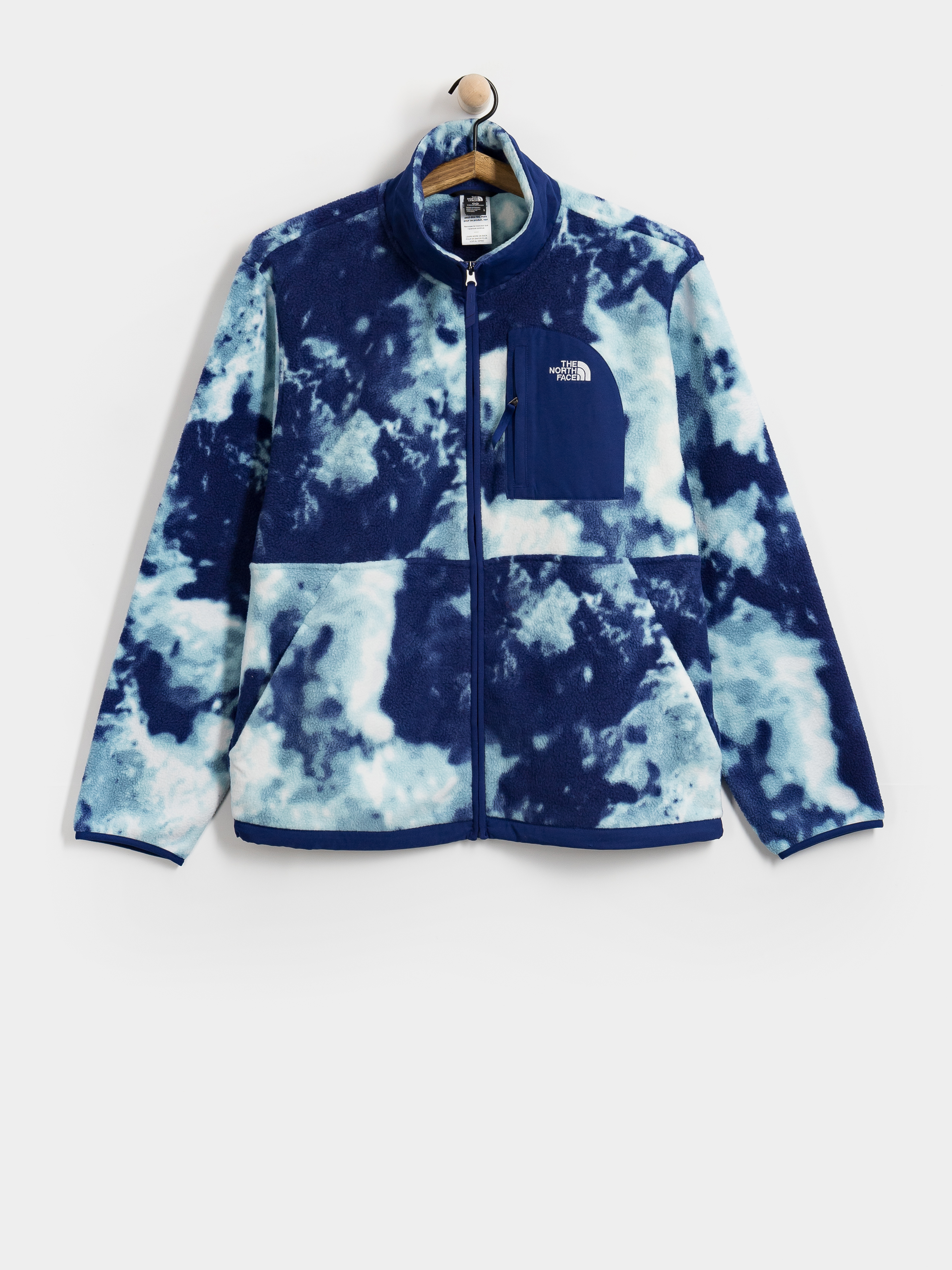 Поларени суитшърт The North Face Yumiori Off Peak (bold blue granitic rock)