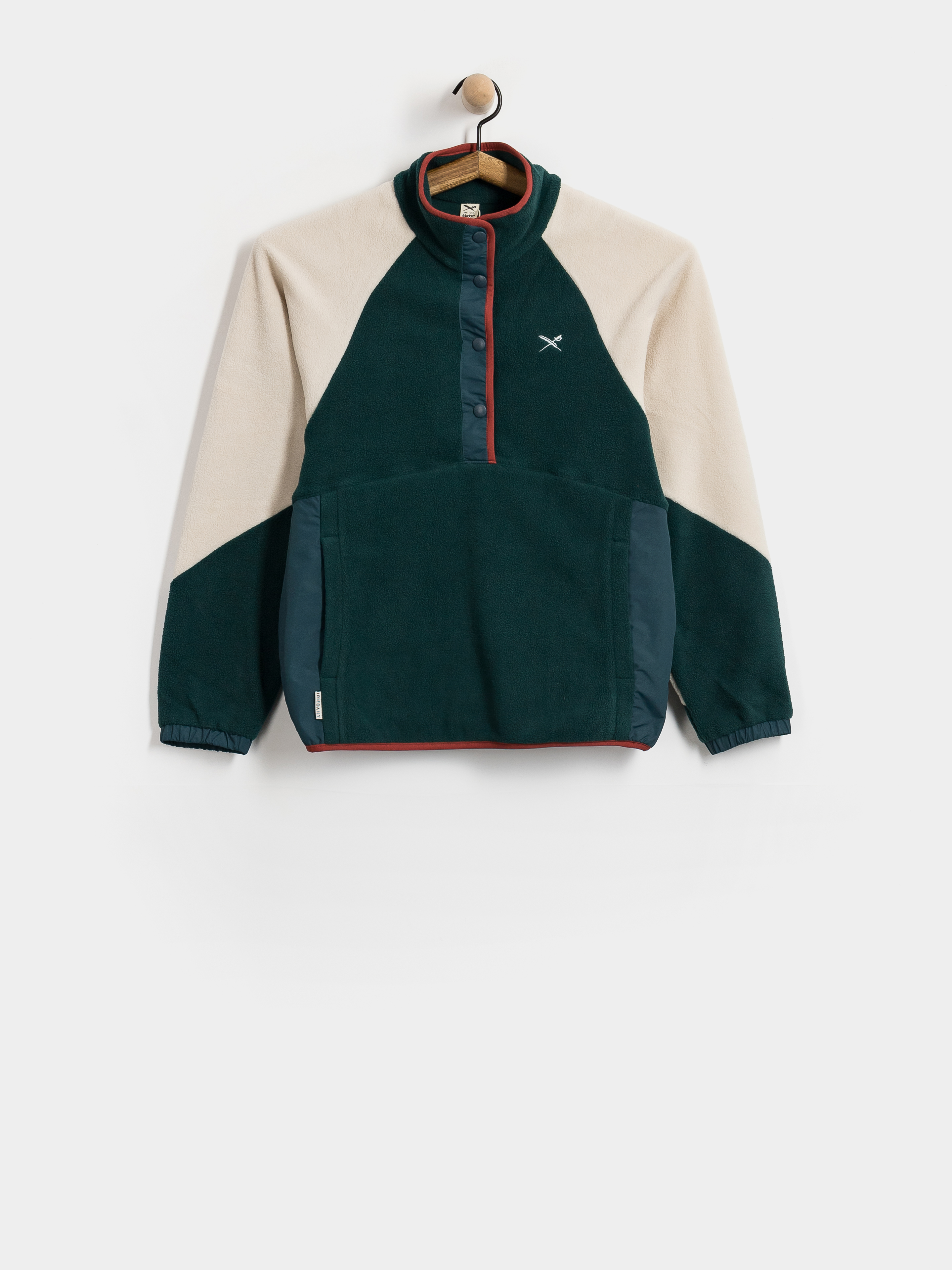 Поларени суитшърт Iriedaily Holina Mix Troyer Wmn (dark teal)