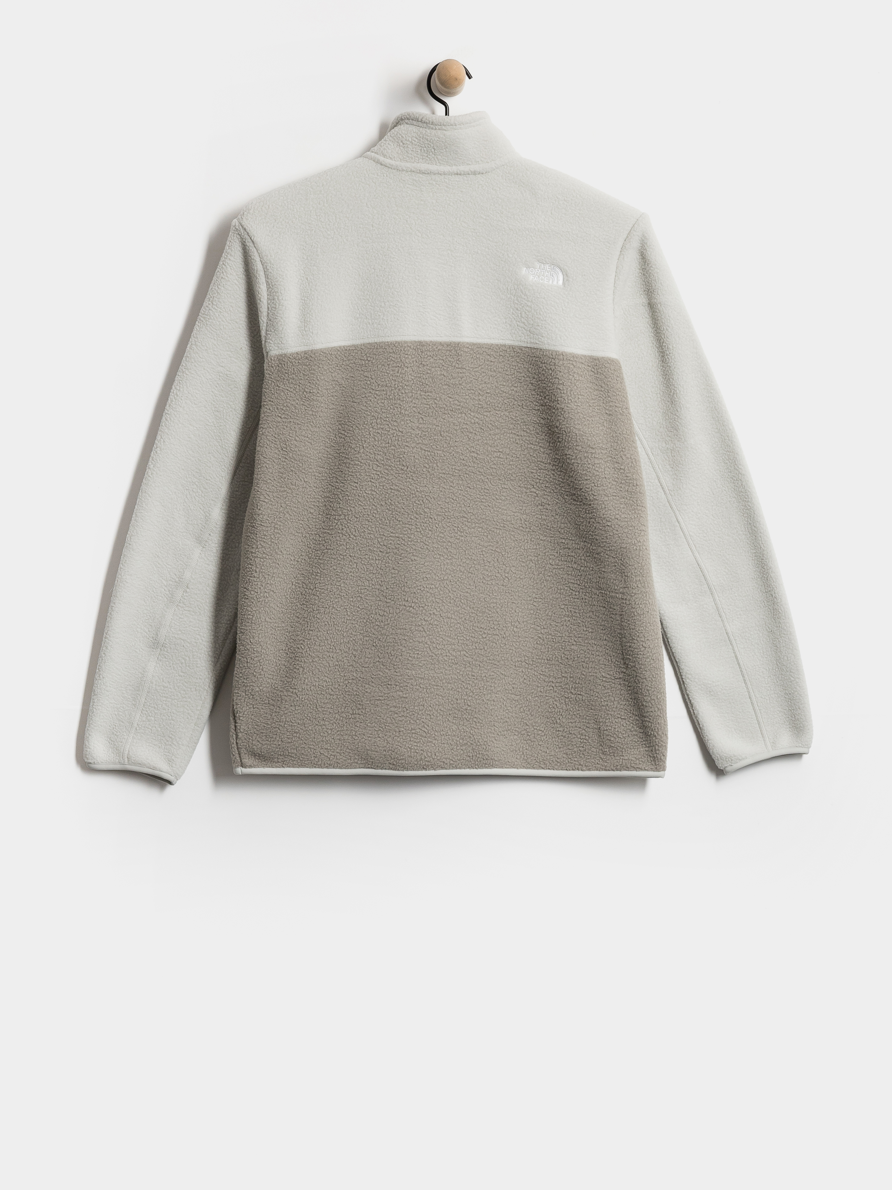 Мъжки Поларени суитшърт The North Face Yumiori 1/4 Zip (stone slab/cumulus cloud)