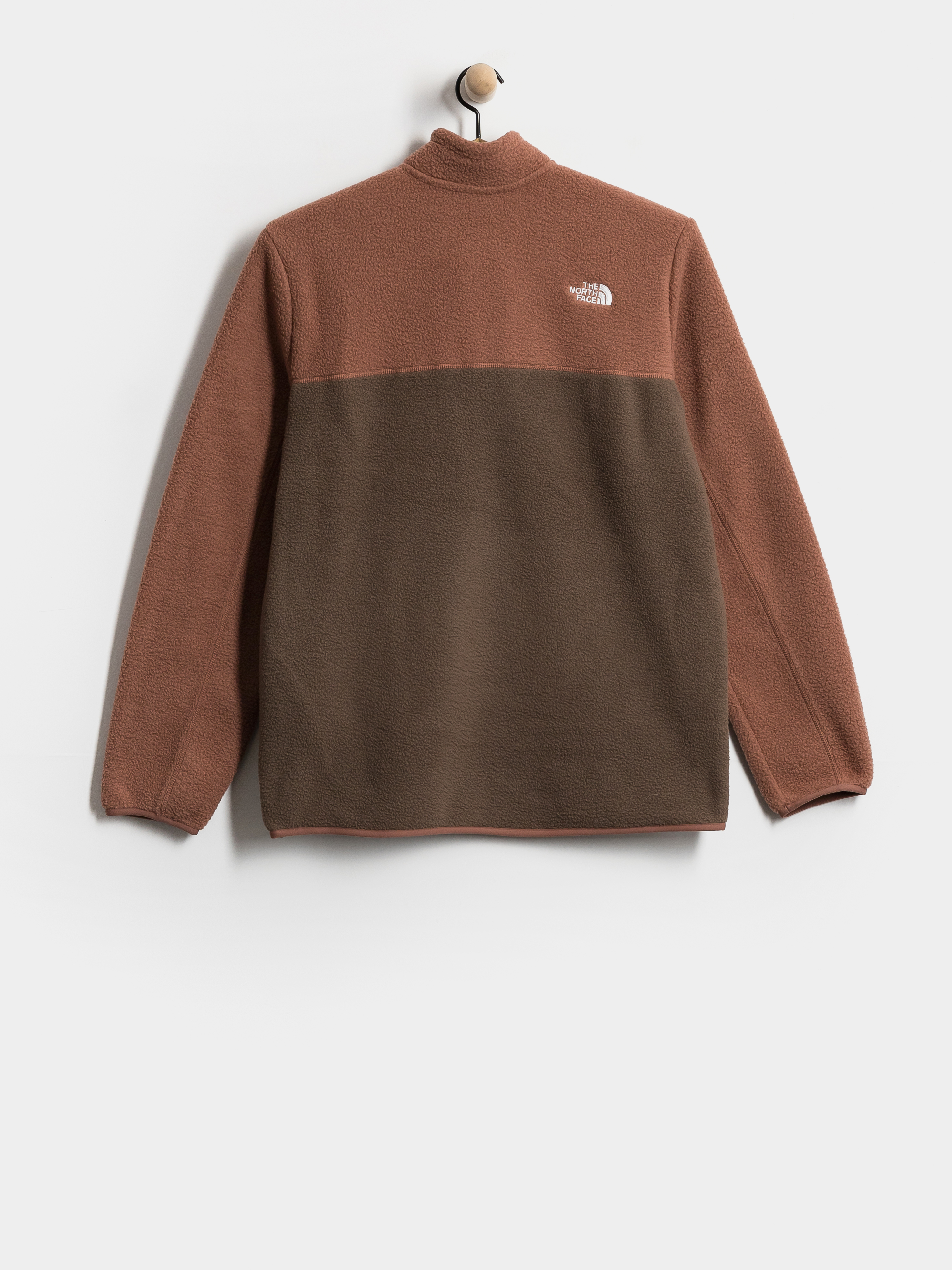 Мъжки Поларени суитшърт The North Face Yumiori 1/4 Zip (smokey brown/copper sil)