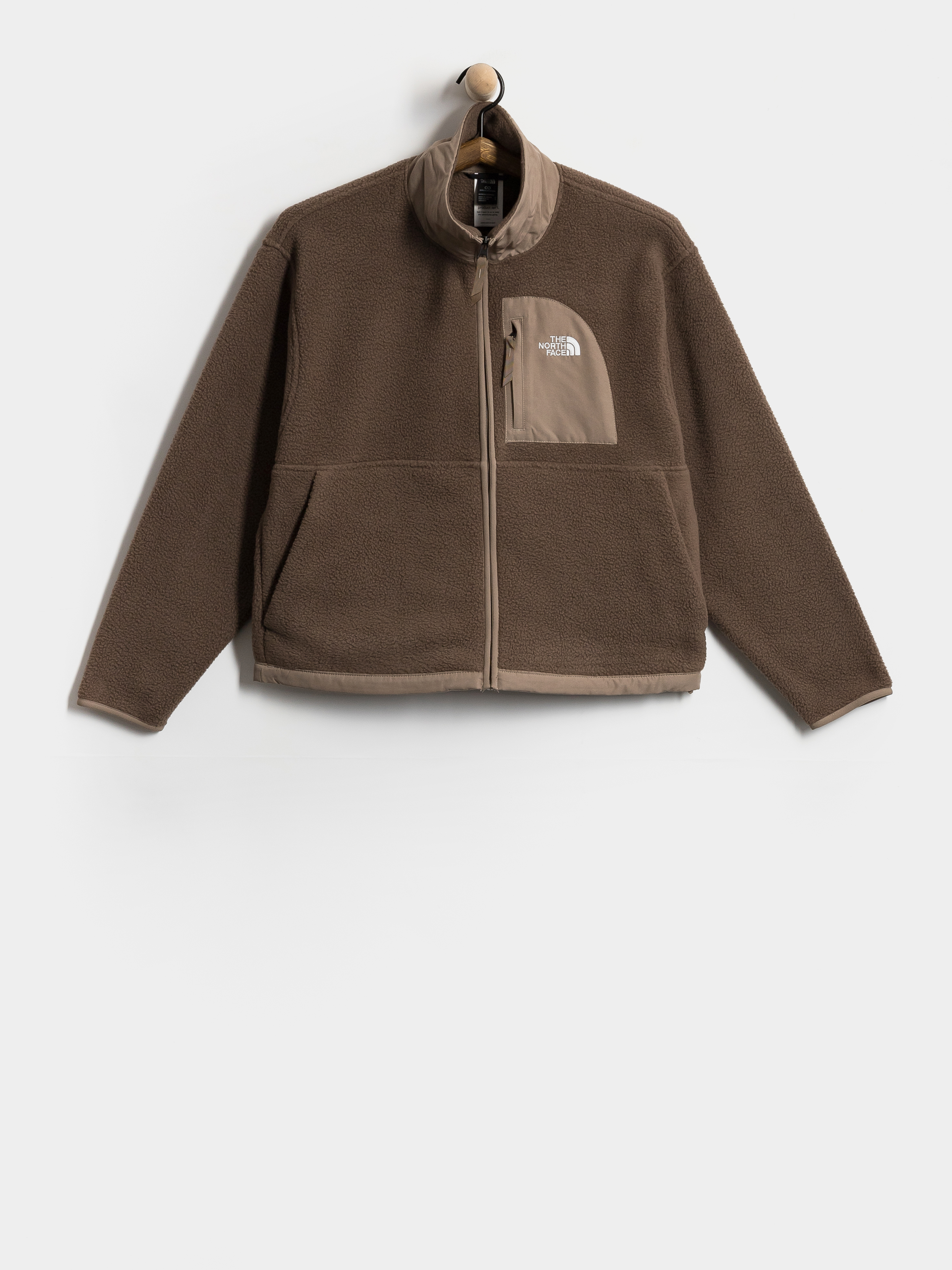 Поларени суитшърт The North Face Yumiori Off Peak Wmn (smokey brown/garnet)