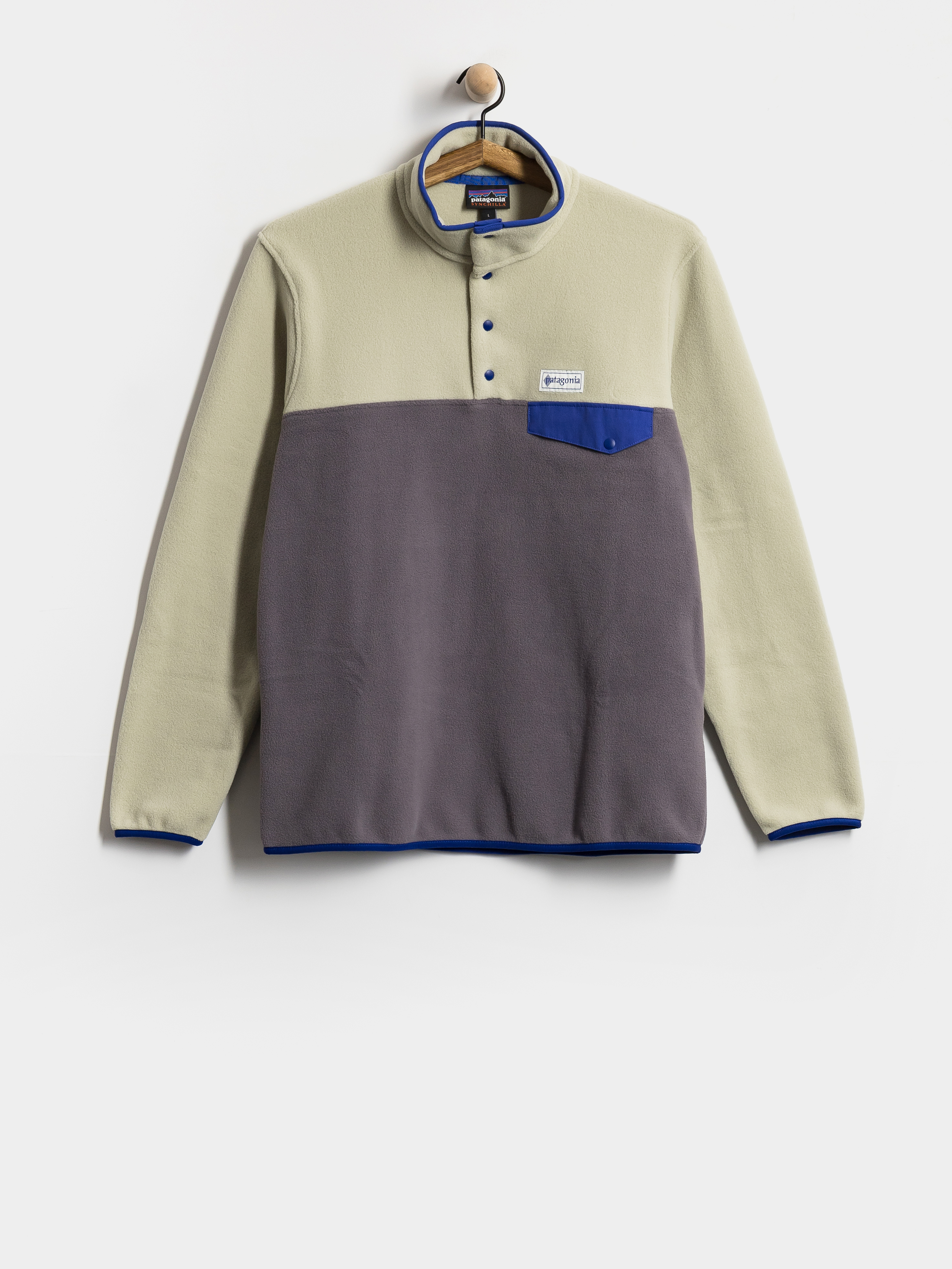 Мъжки Поларени суитшърт Patagonia LW Synch Snap T (may grey)