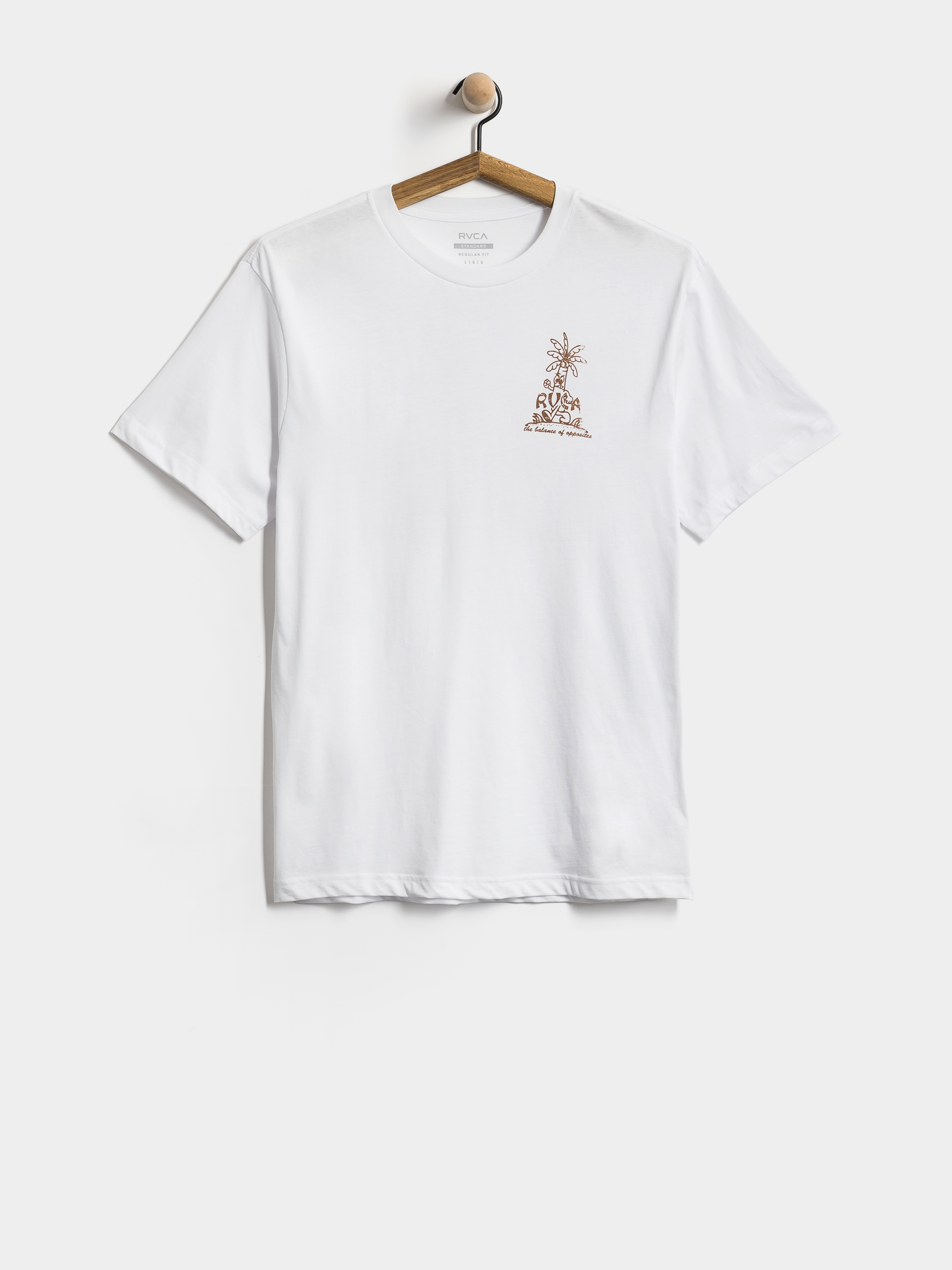 Тениска RVCA Mad Local (white)