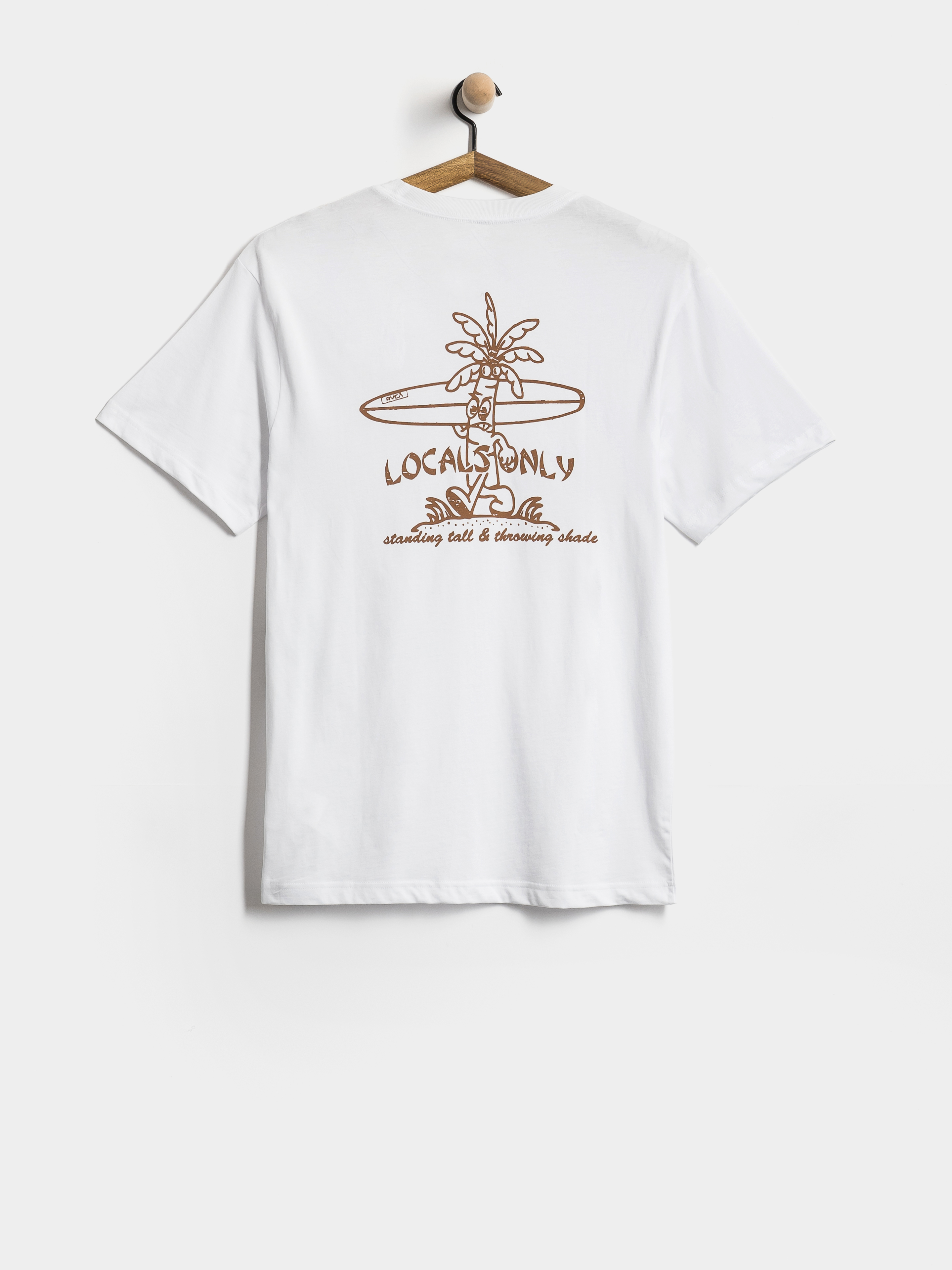 Тениска RVCA Mad Local (white)