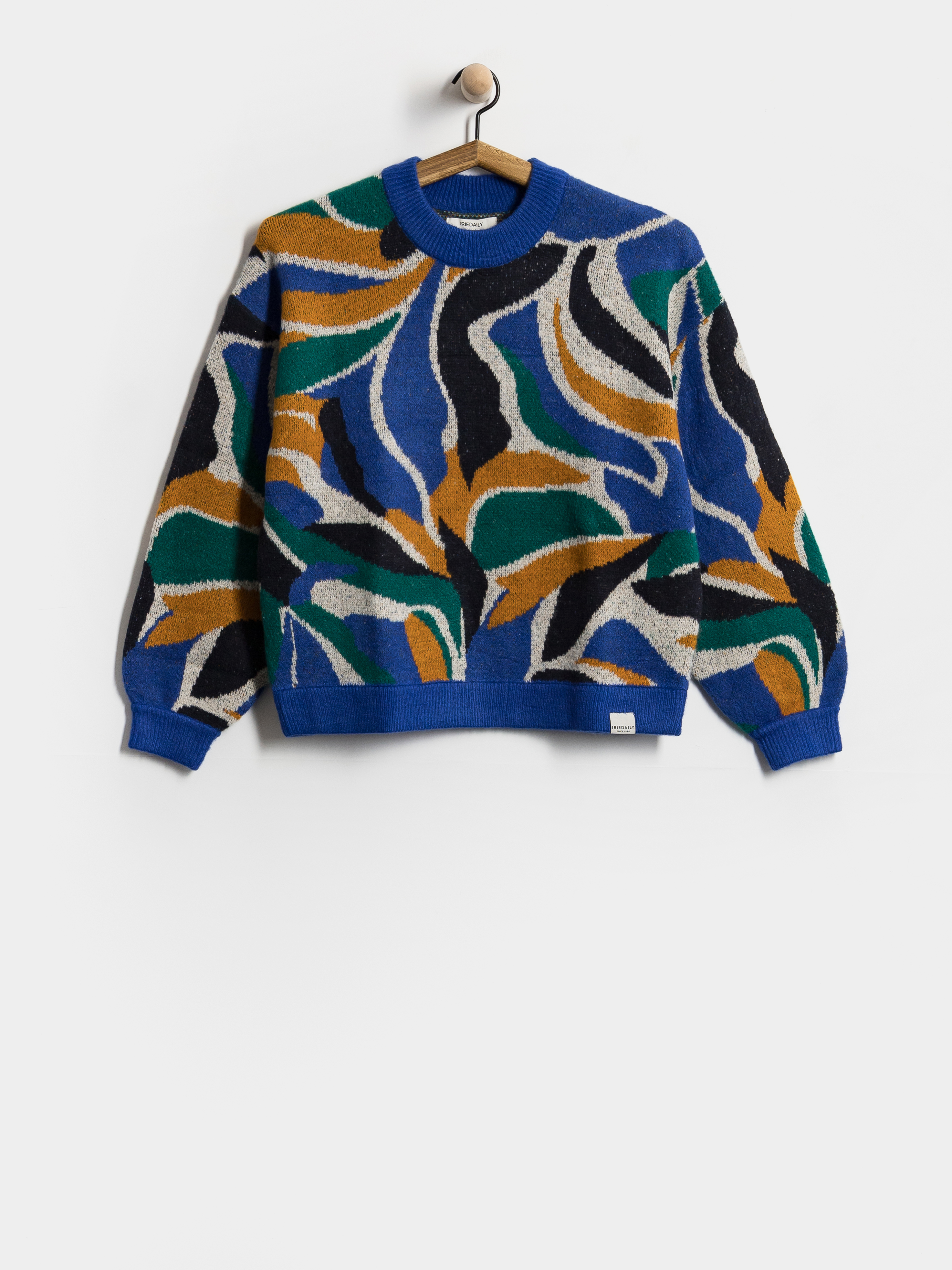 Пуловер Iriedaily Boxy Fluff Wmn (blue green)