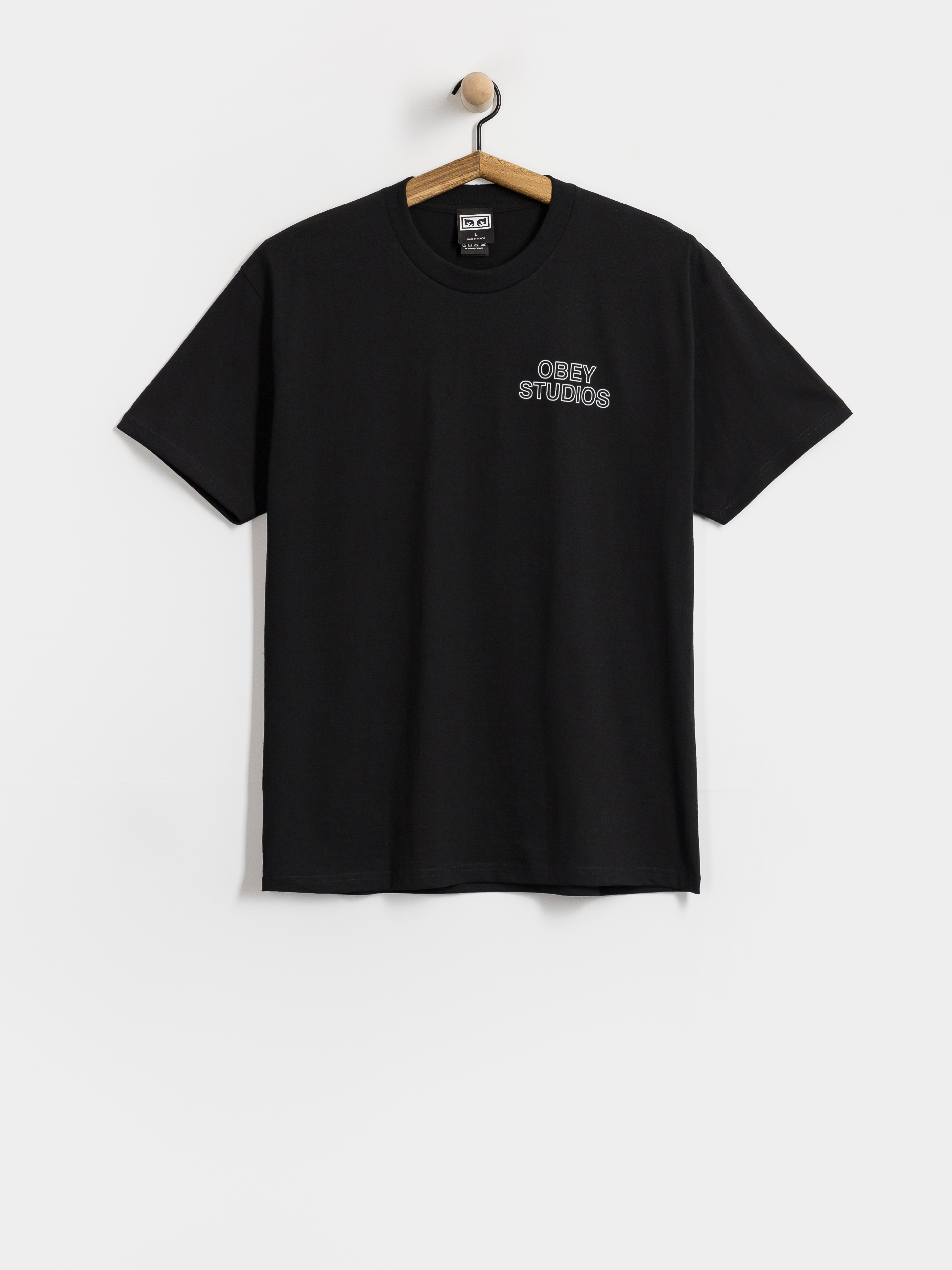 Тениска OBEY Spectrum (black)