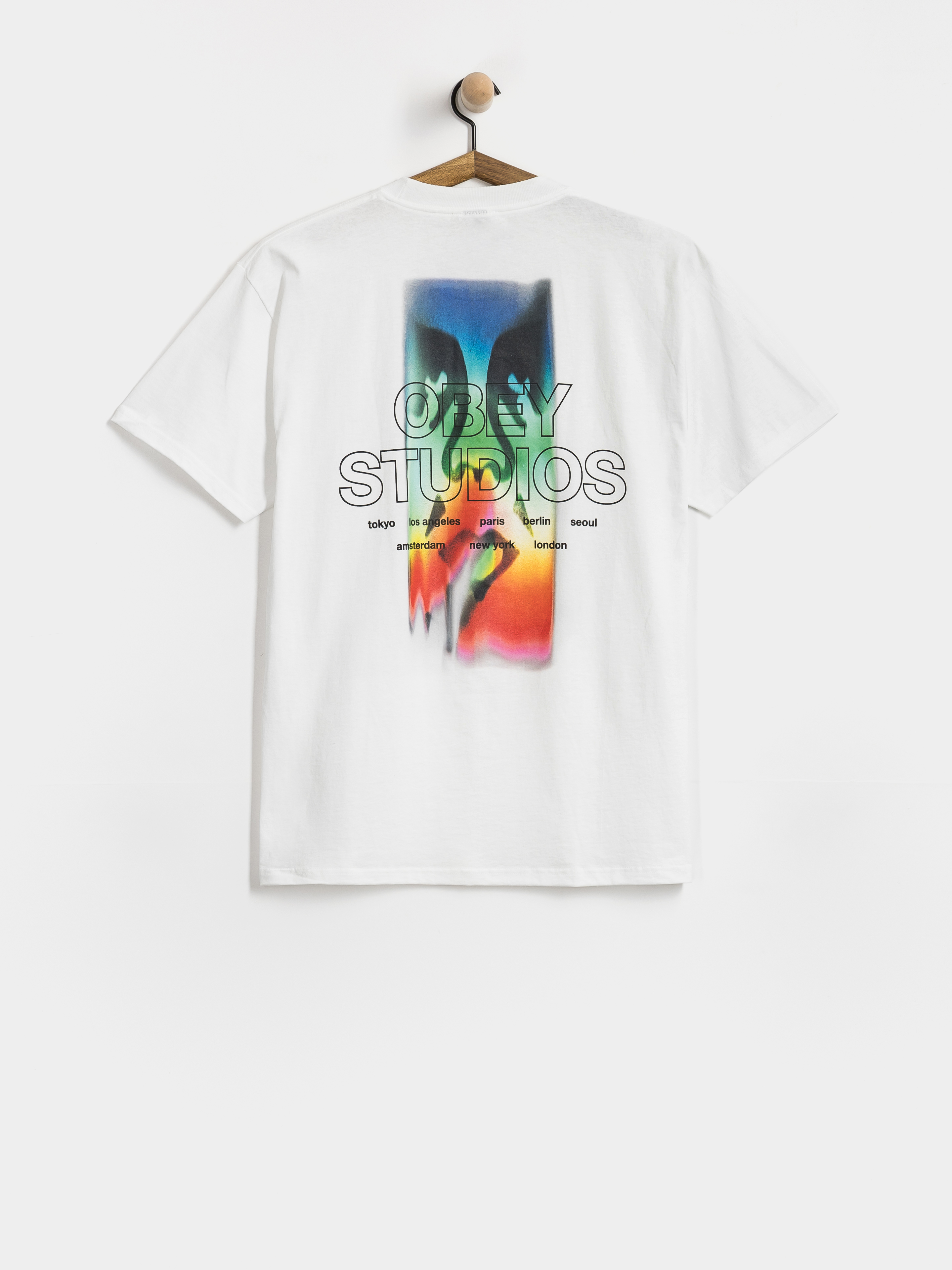 Тениска OBEY Spectrum (white)