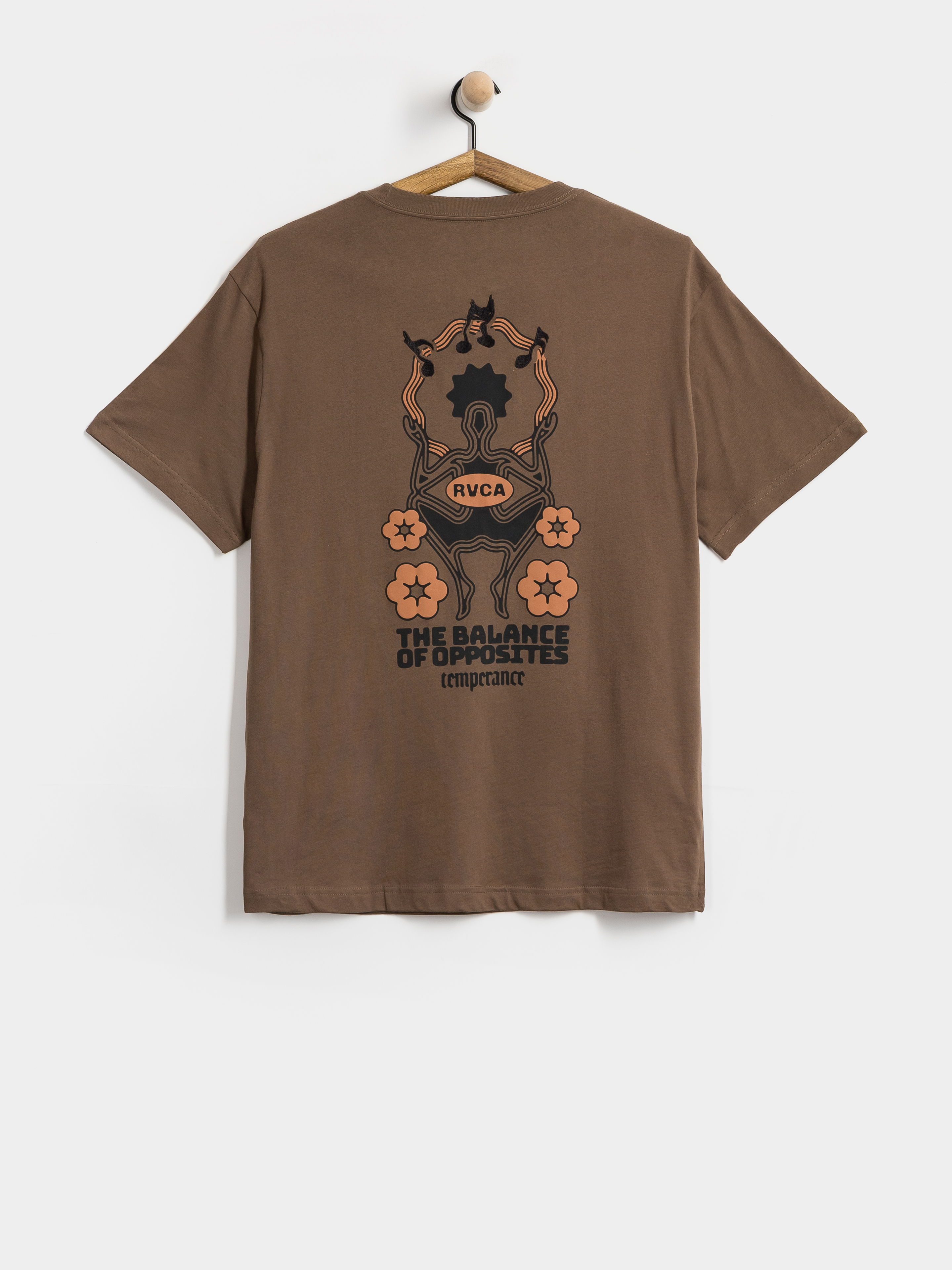 Тениска RVCA The Temperance (wood)