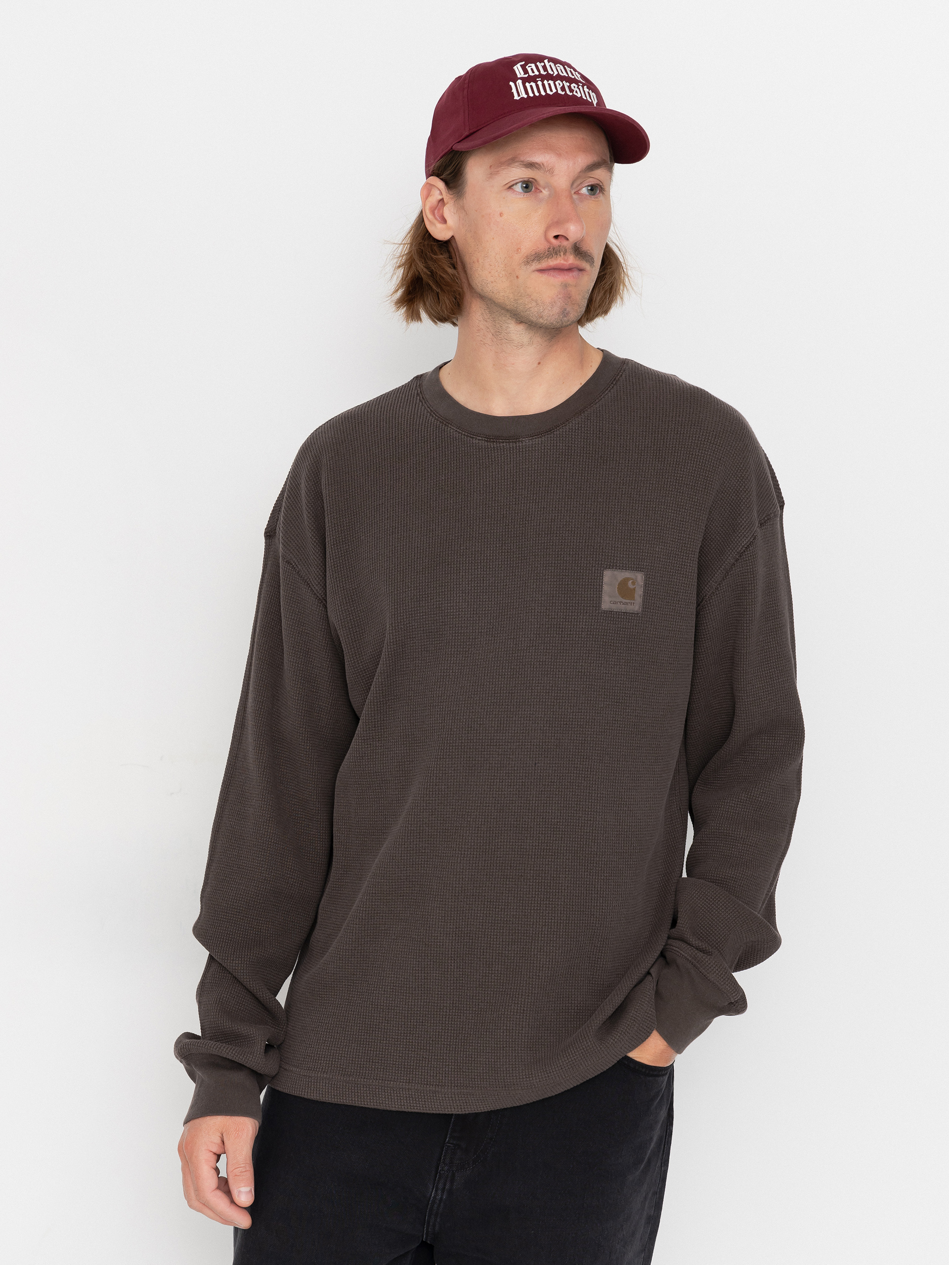 Блуза Carhartt WIP Vista Waffle (tobacco/garment dyed)