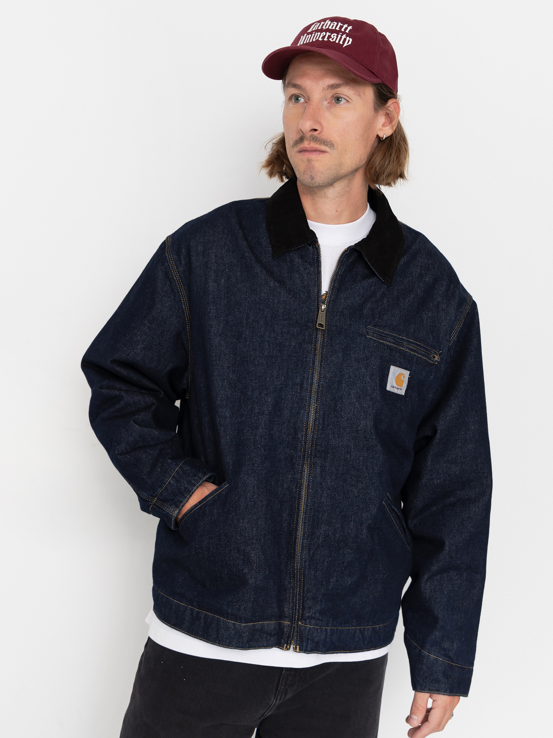 Яке Carhartt WIP OG Detroit (blue/black/rinsed)