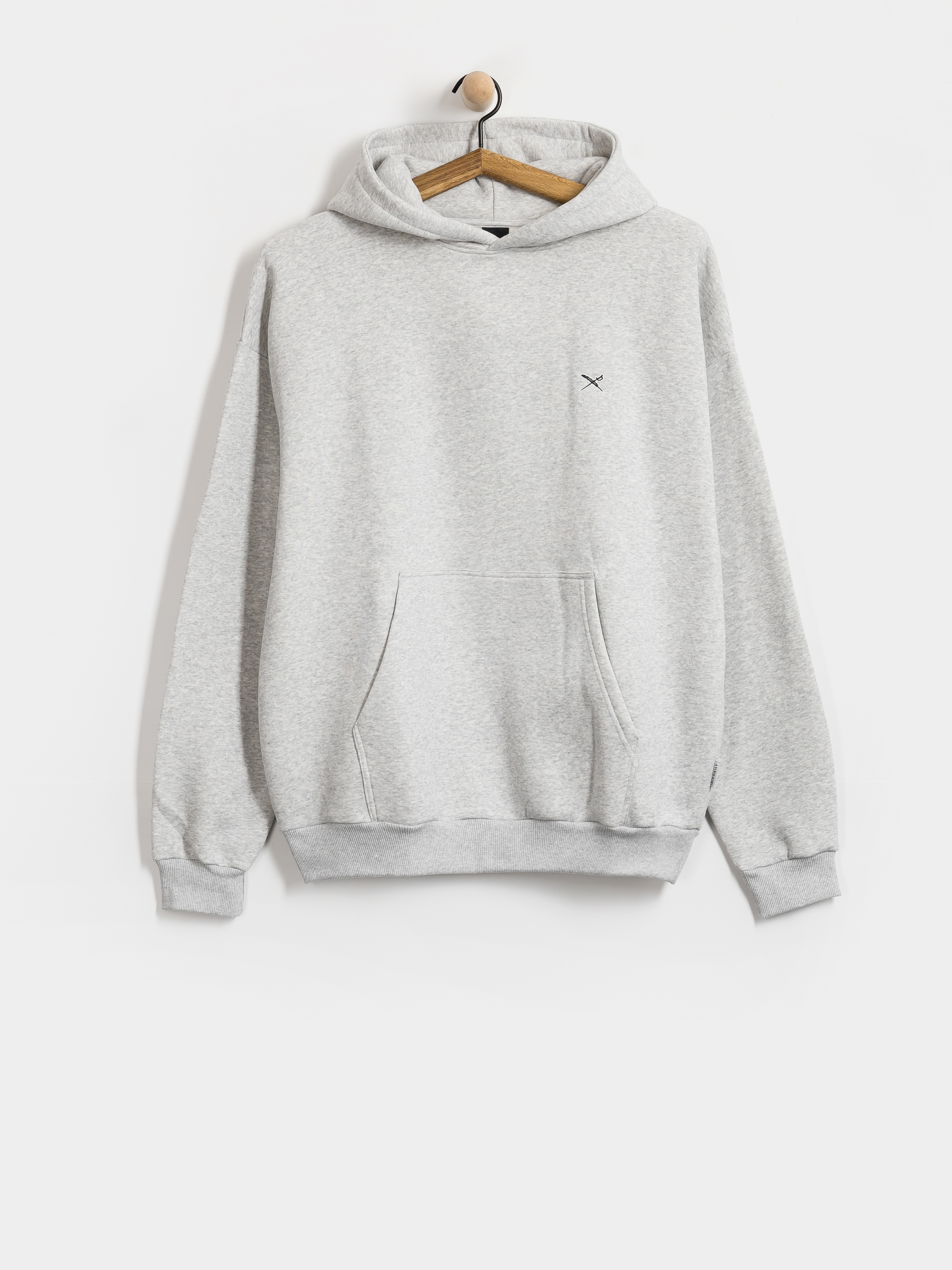 Суитшърт с качулка Iriedaily Flagloose HD (grey-mel.)