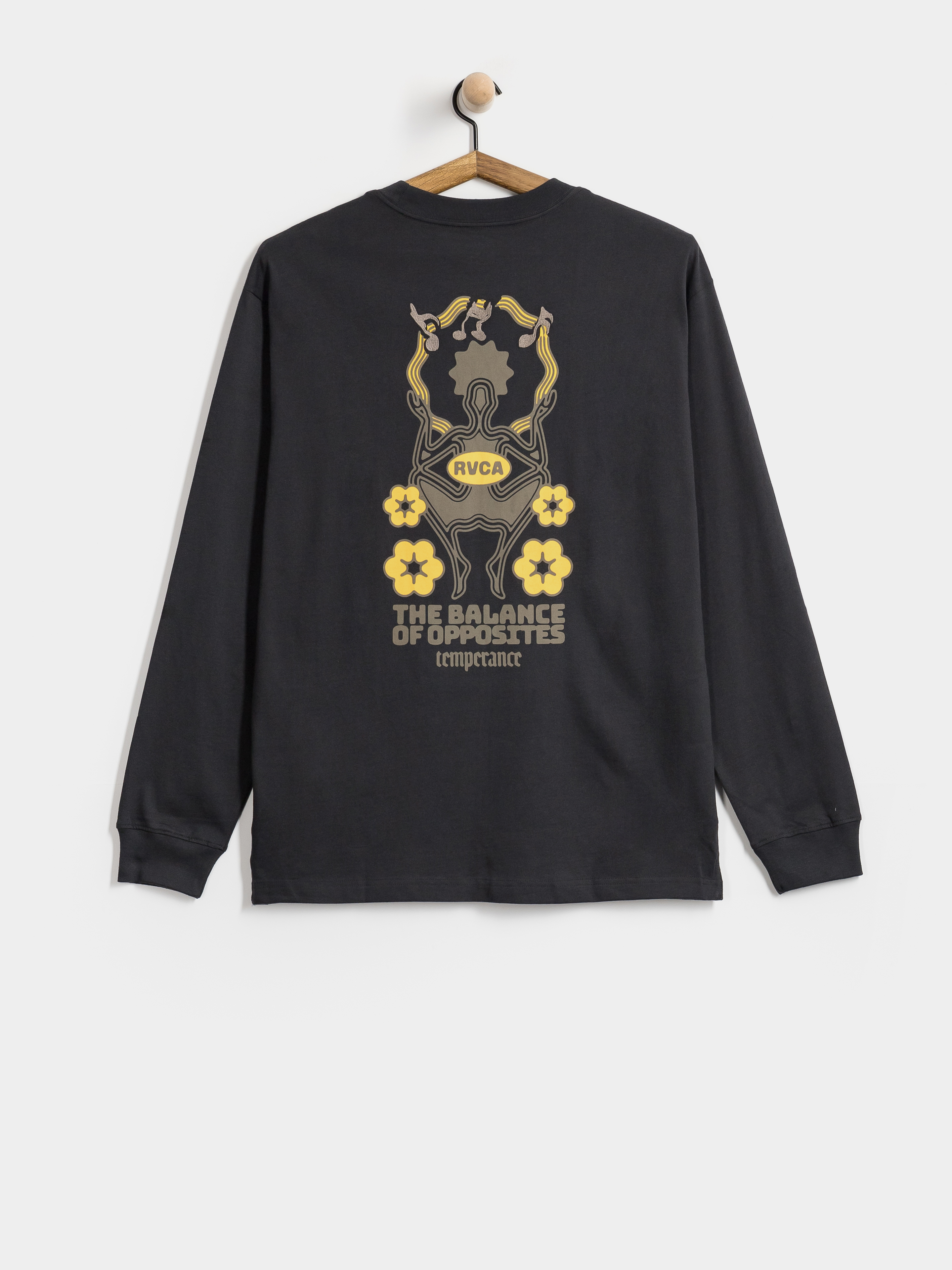 Блуза RVCA The Temperance (washed black)