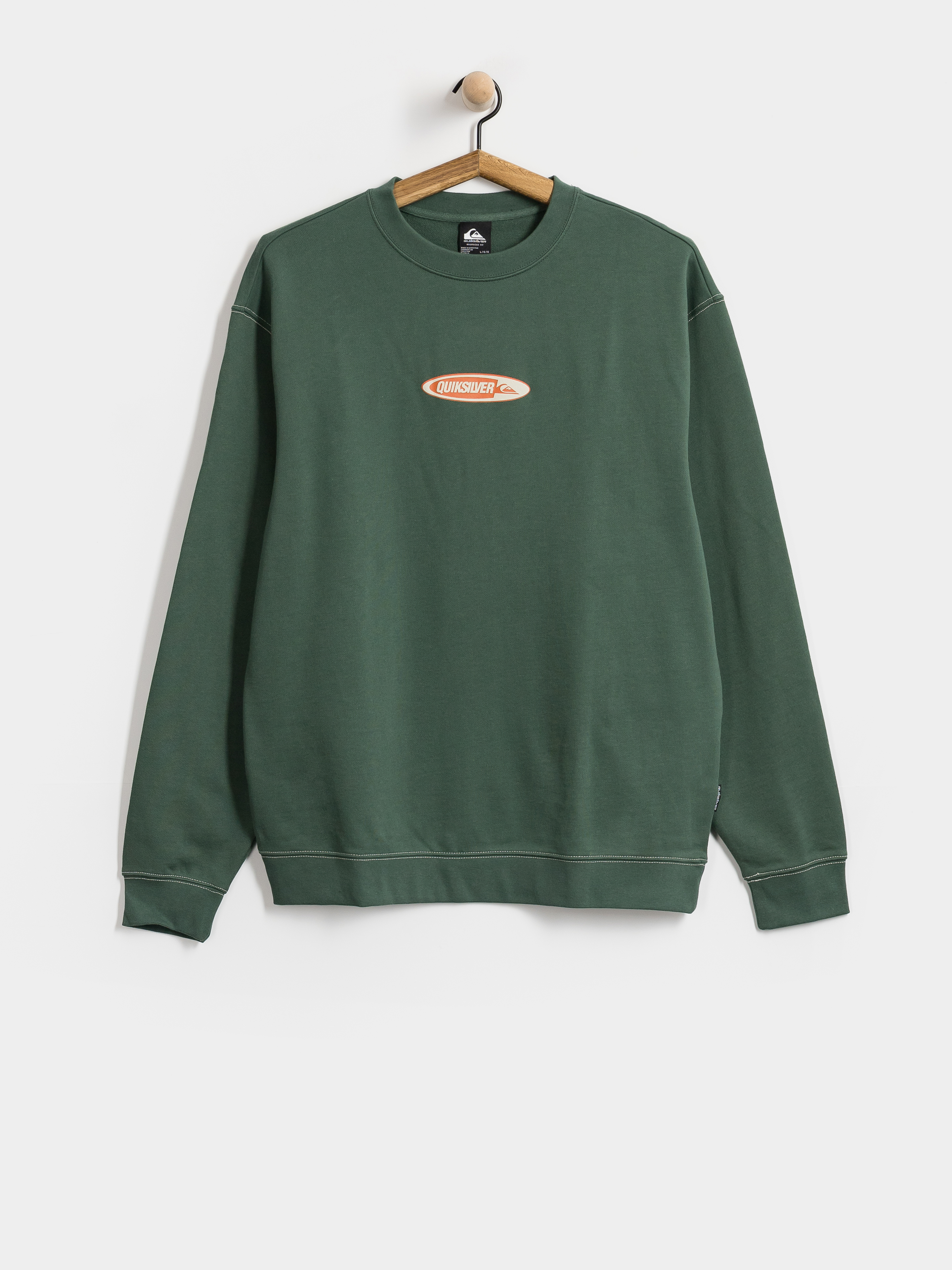 Суитшърт Quiksilver Disk Crew (forest)