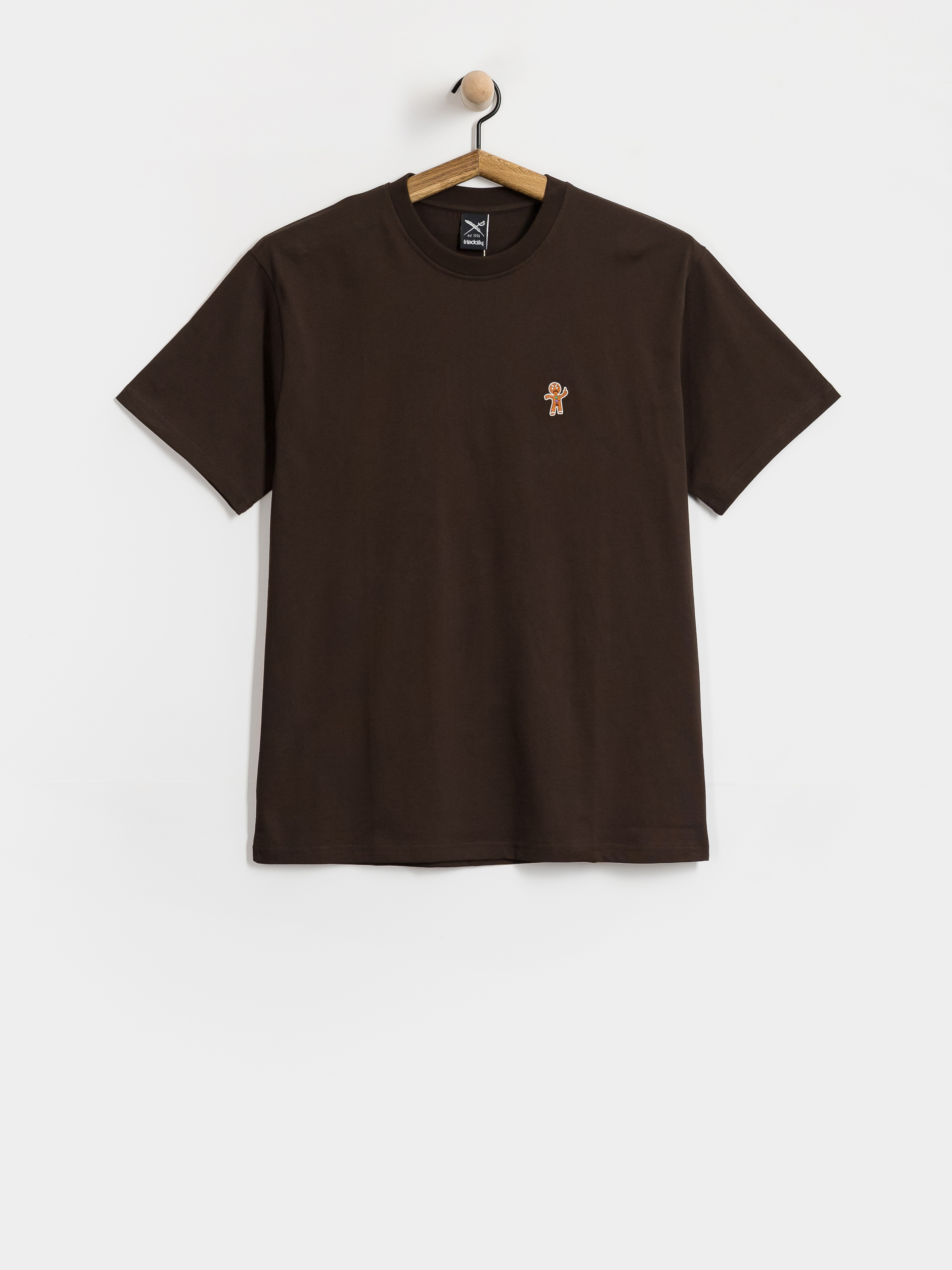Тениска Iriedaily Cookieman Emb (dark coffee)