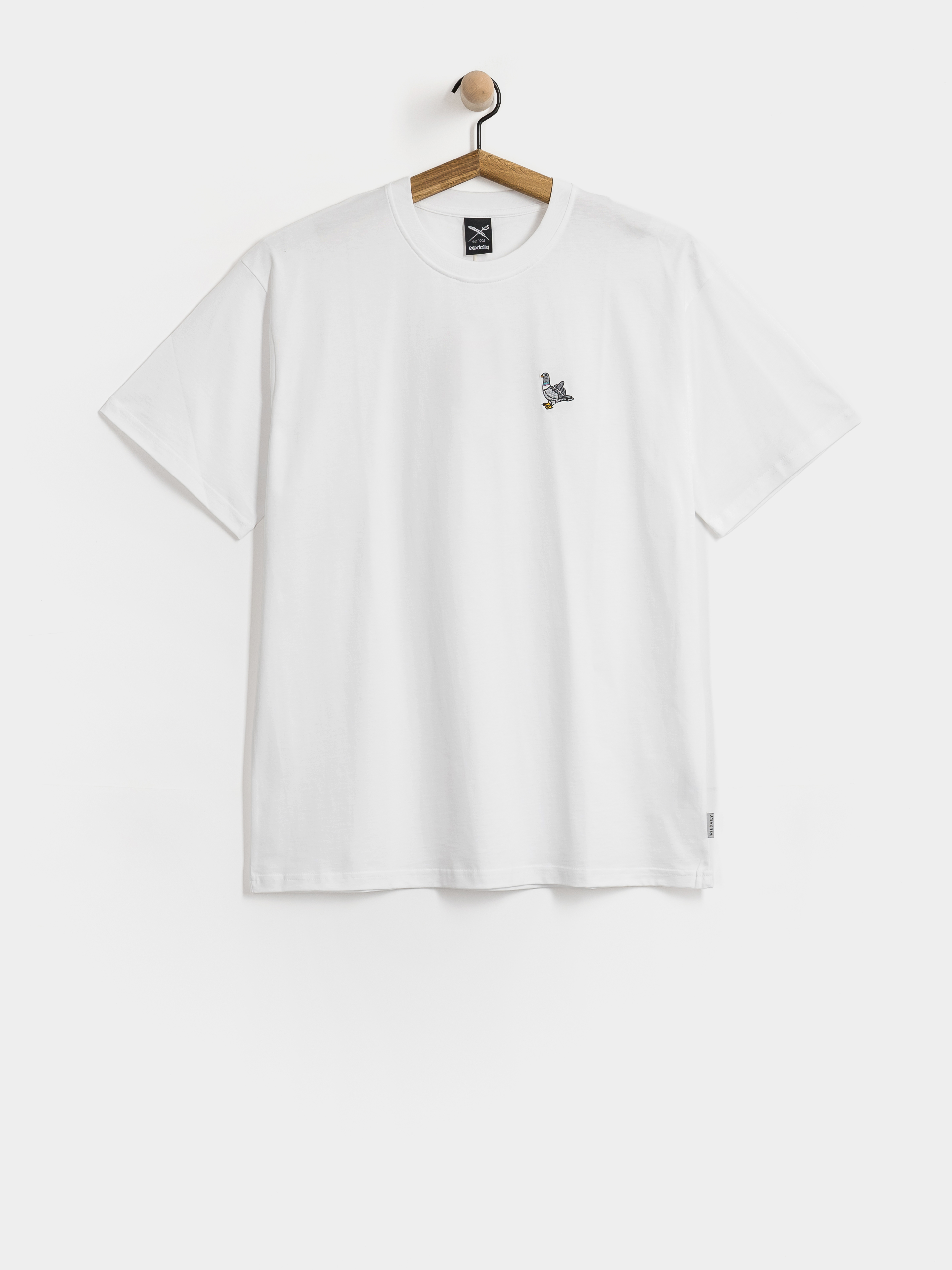 Тениска Iriedaily Pigeon Finger (white)