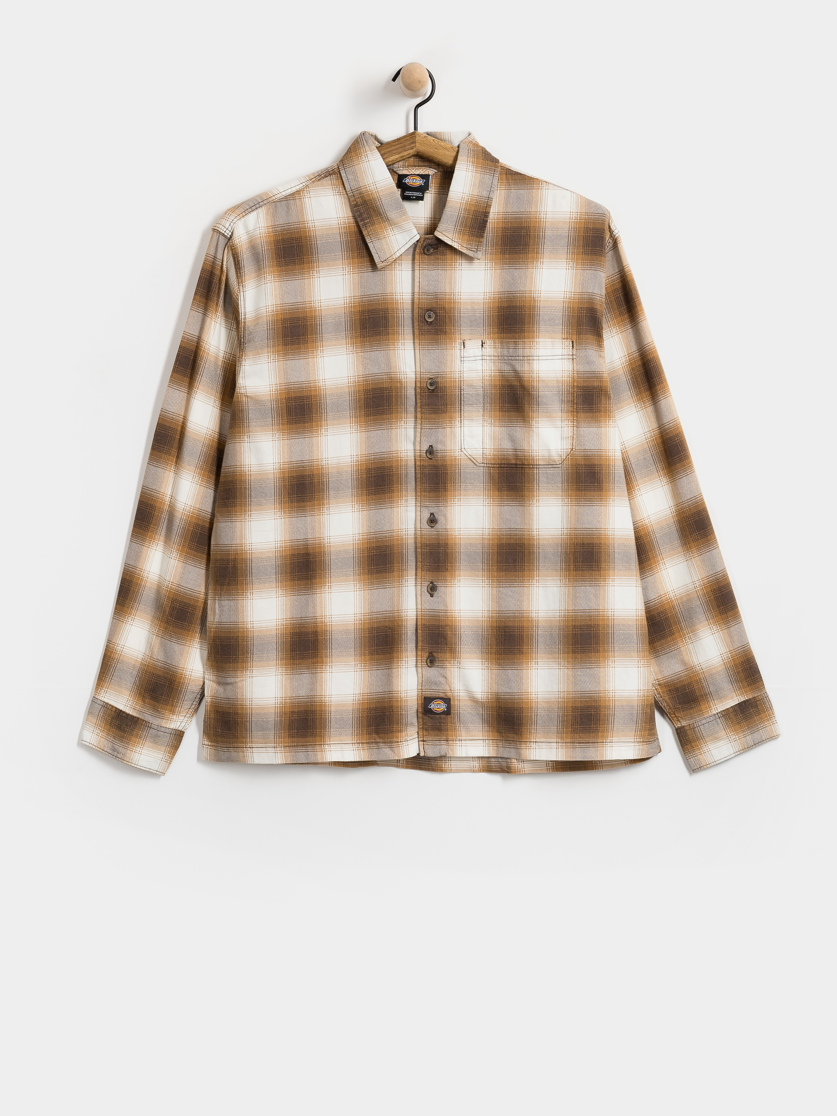 u0420u0438u0437u0430 Dickies Gulfport Flannel (chocolate brown)
