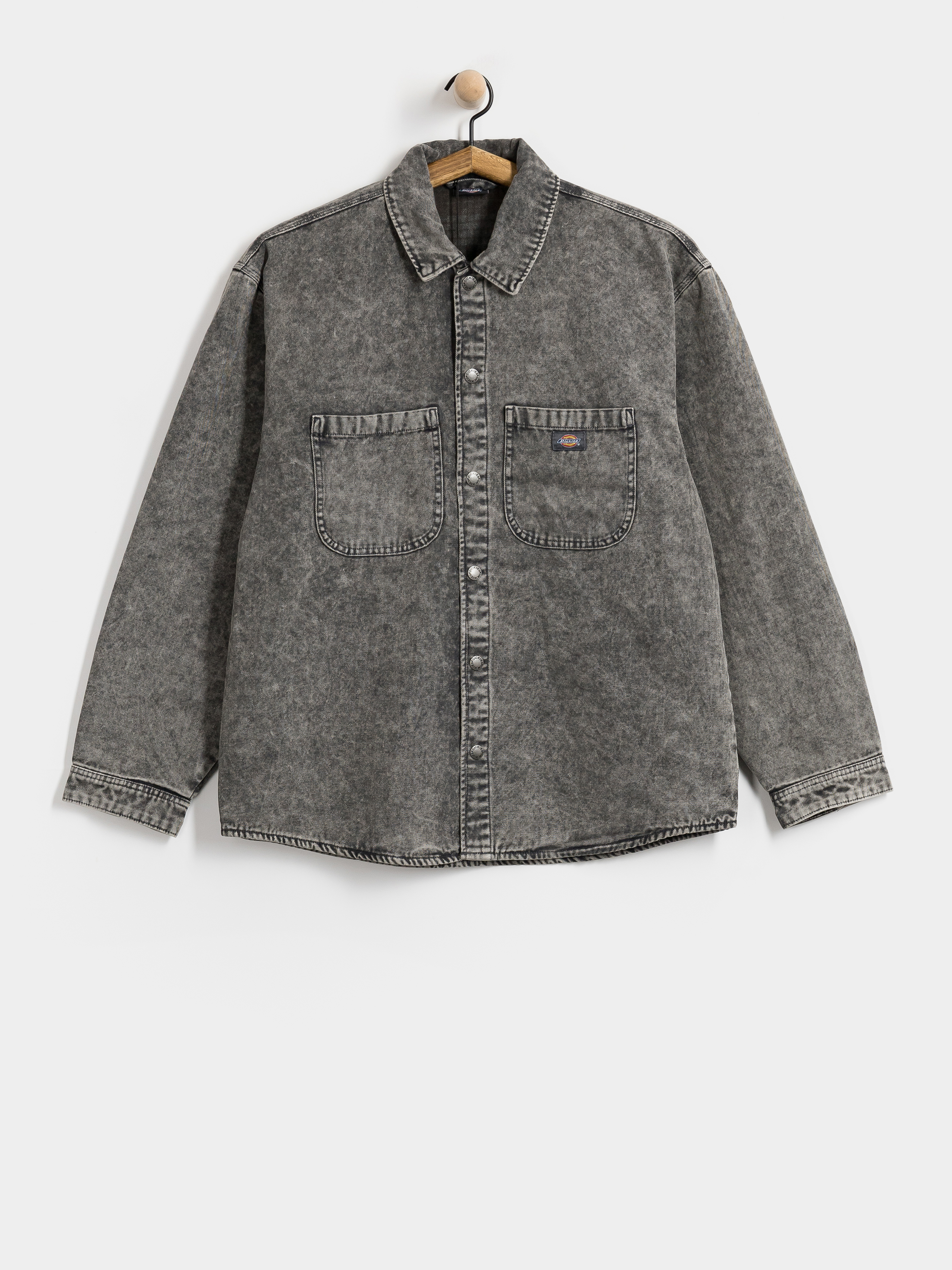 Риза Dickies Flannel Lined Canvas Shacket (charcoal)
