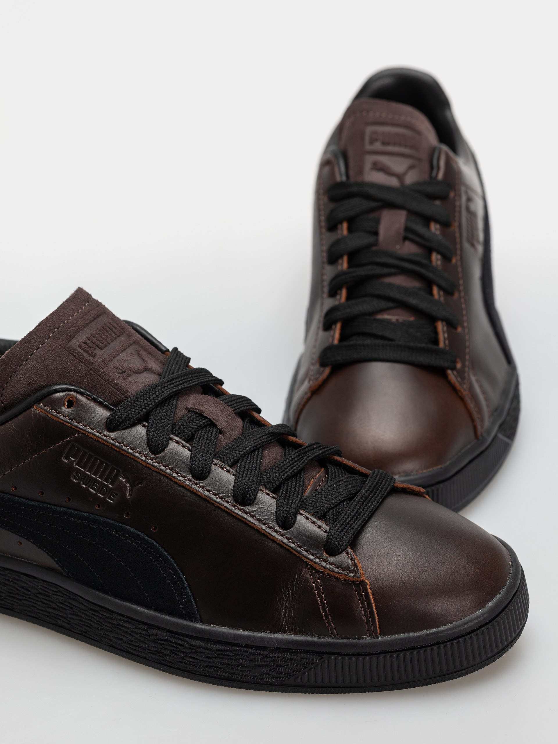 Обувки Puma Suede Dressed (leather brown/puma black)