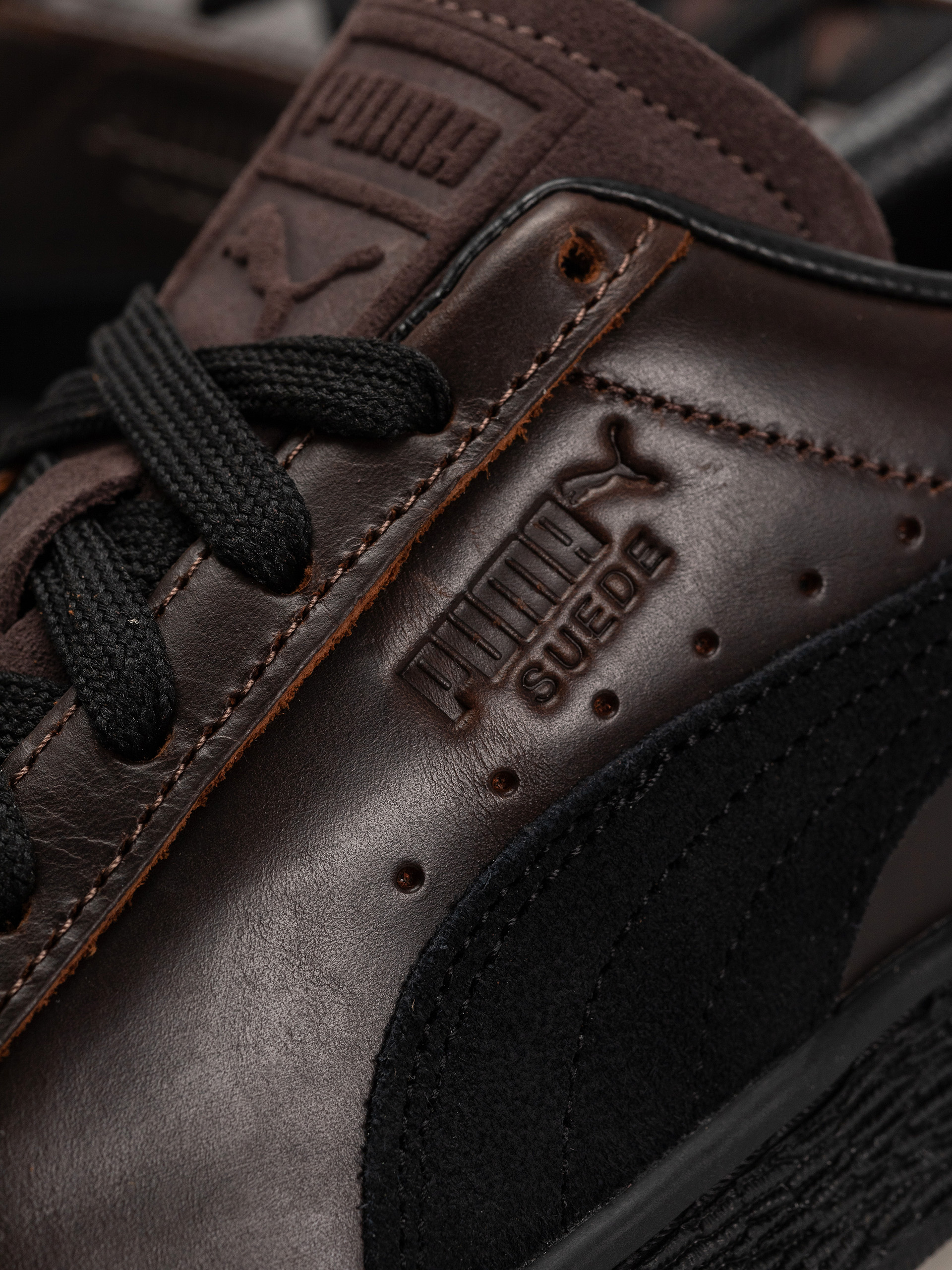 Обувки Puma Suede Dressed (leather brown/puma black)