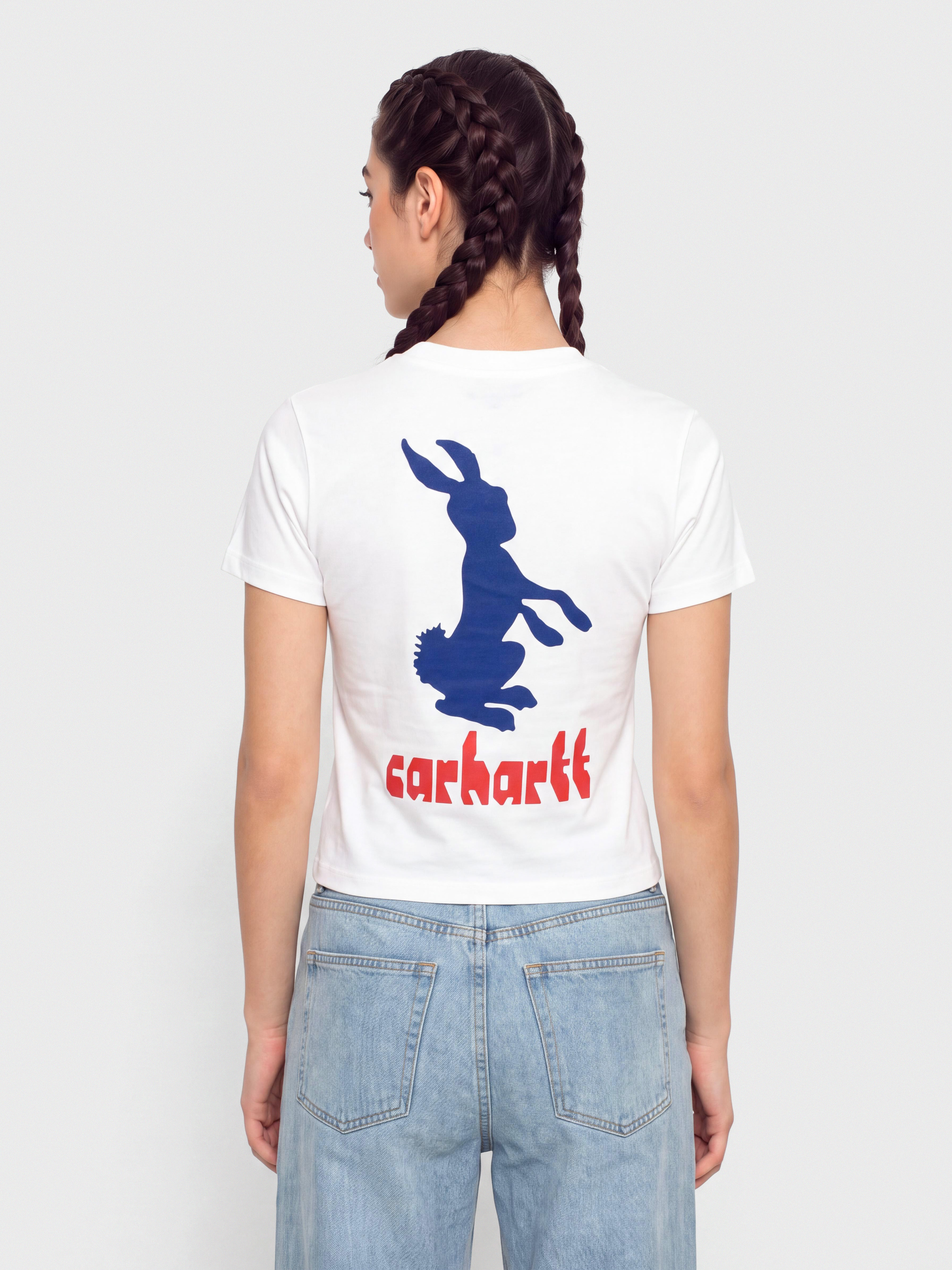 Тениска Carhartt WIP Framework Wmn (white)