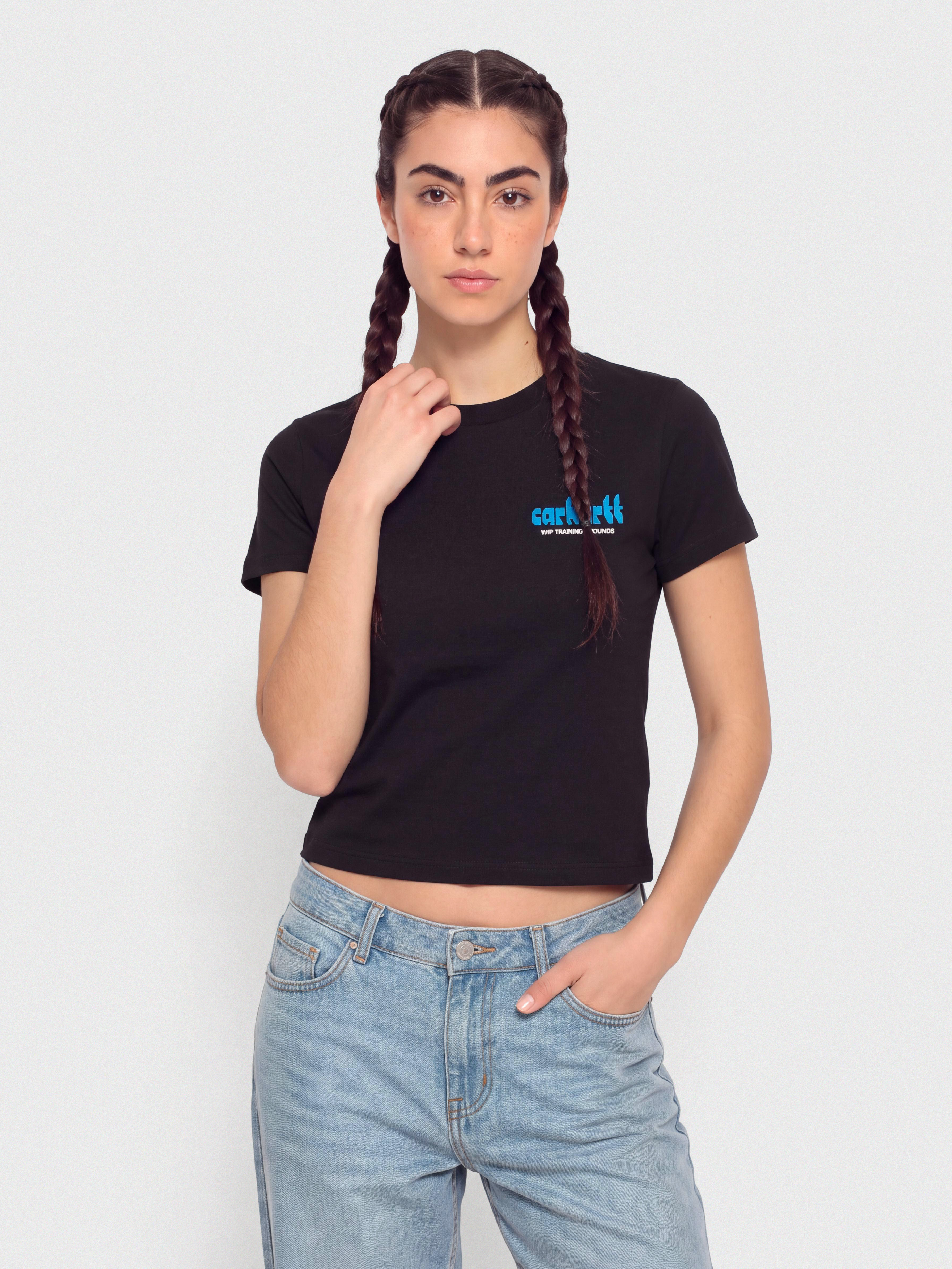 Тениска Carhartt WIP Framework Wmn (black)
