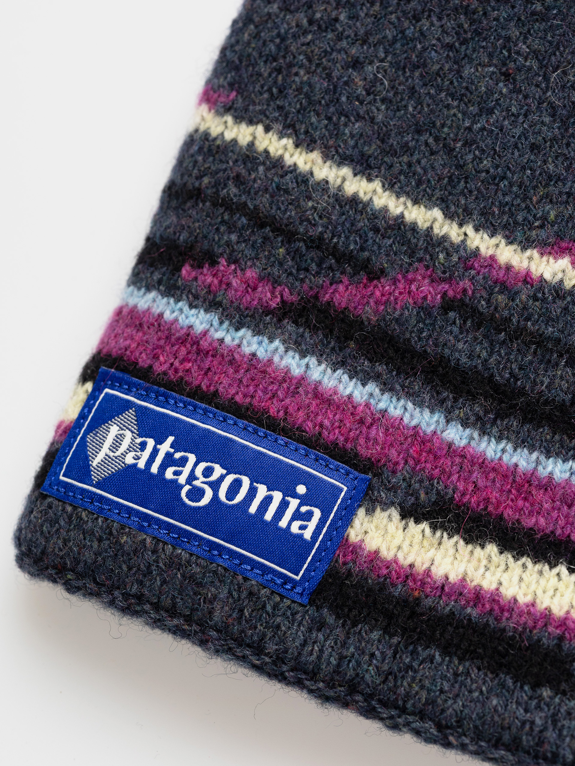 Шапка Patagonia Cinder (mountain minded geo smolder blue)