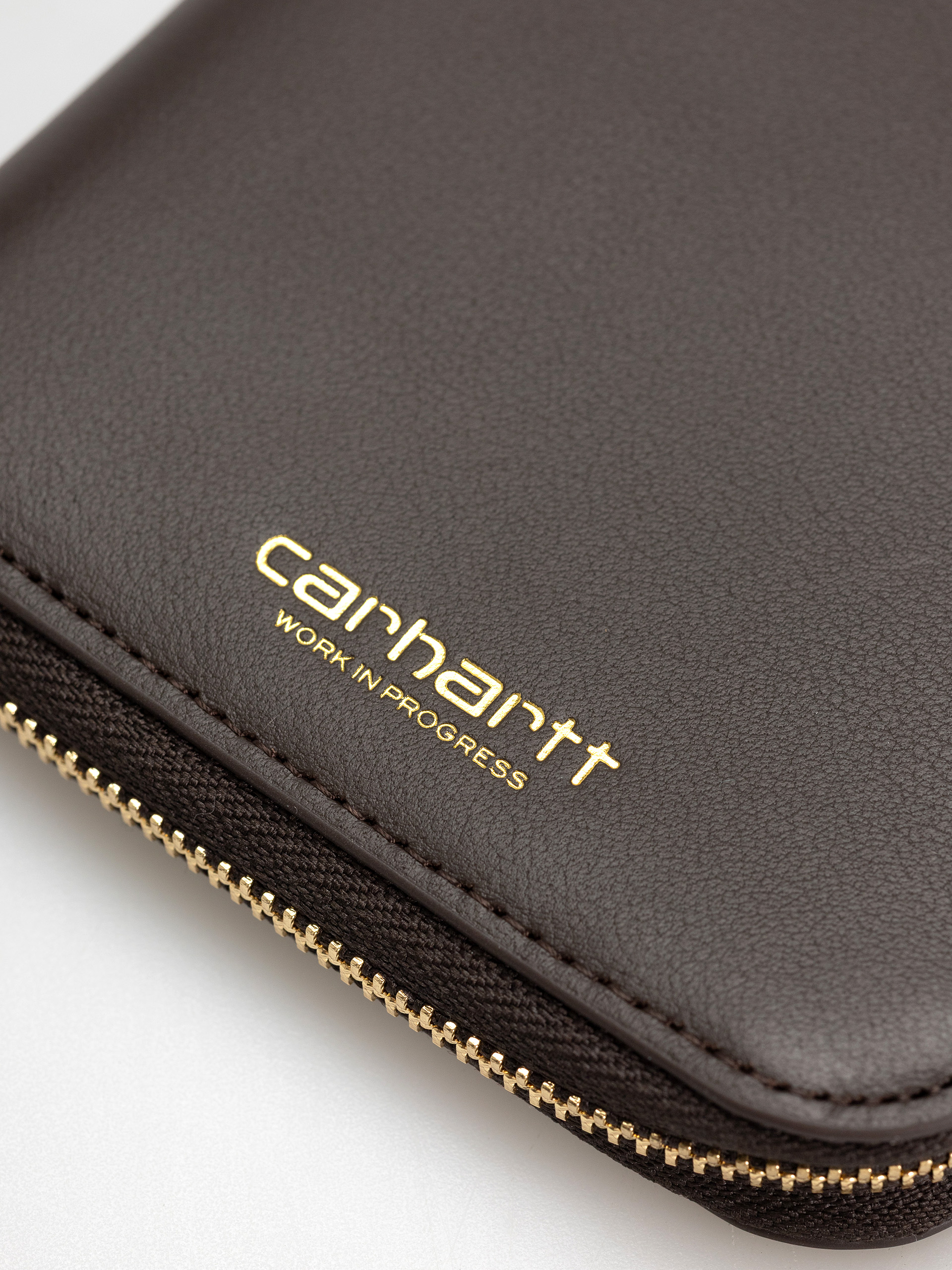 Портмоне Carhartt WIP Leather (tobacco/gold)