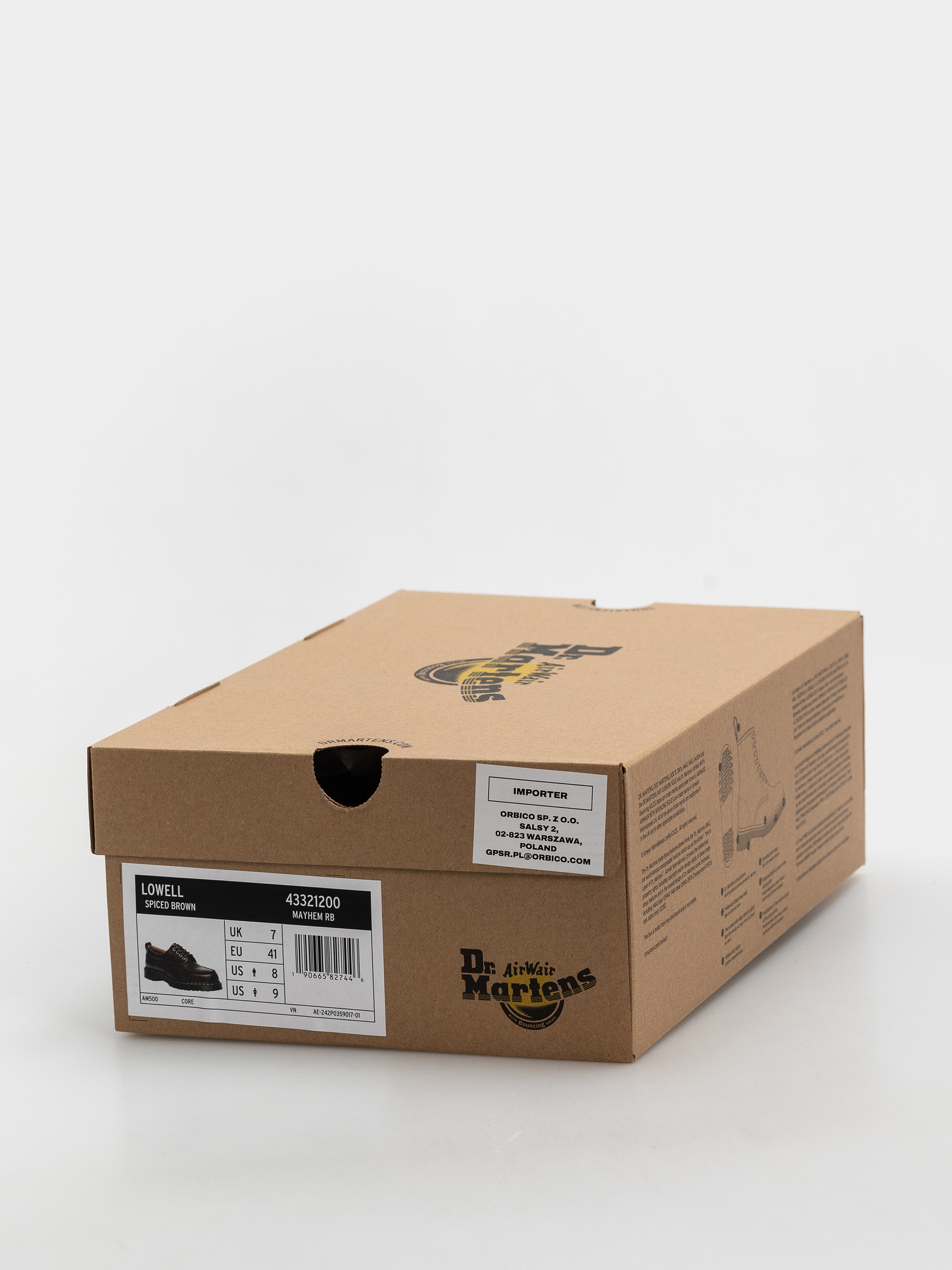 Обувки Dr. Martens Lowell (spiced brown)