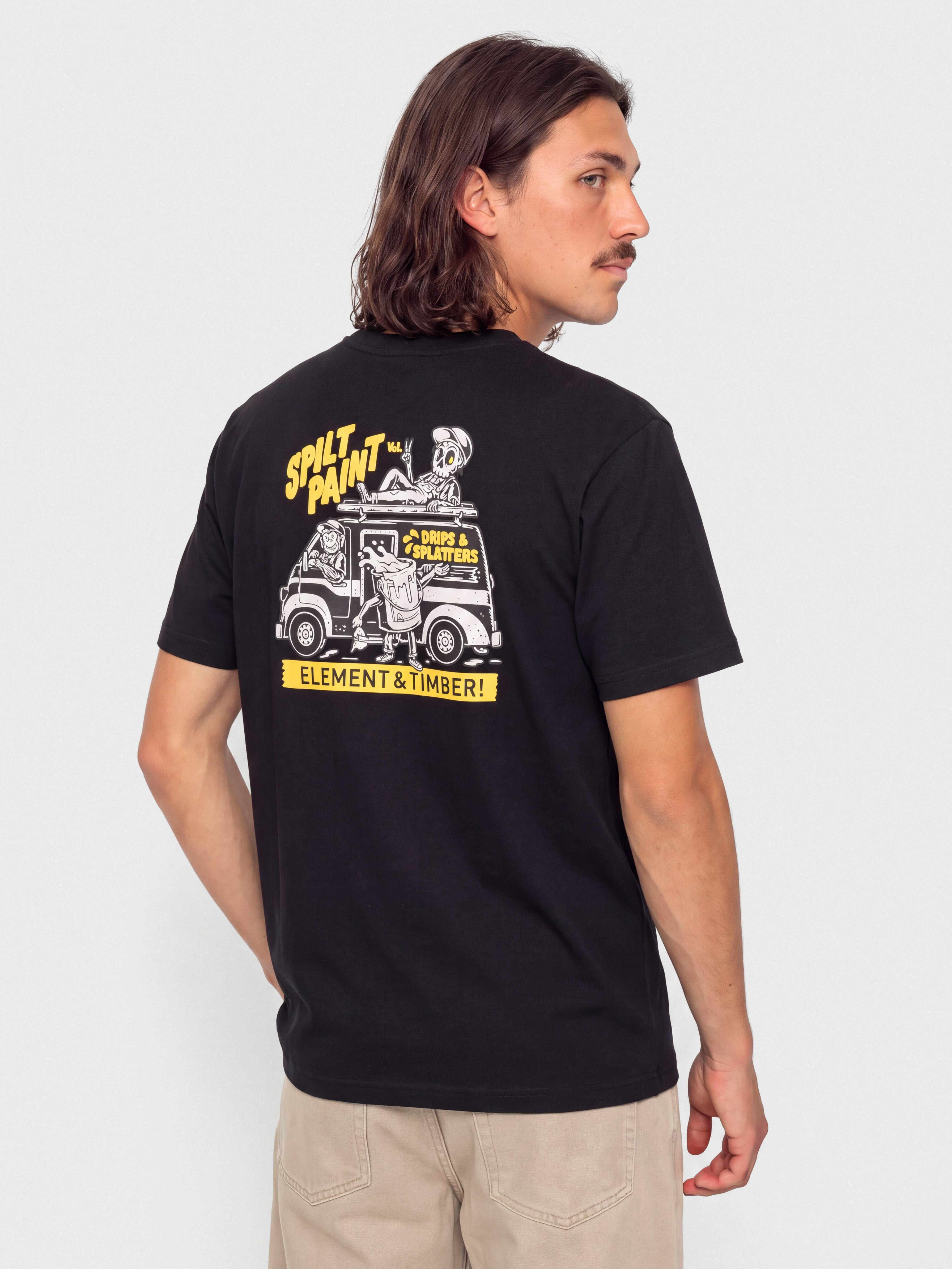 Тениска Element Timber Van (flint black)