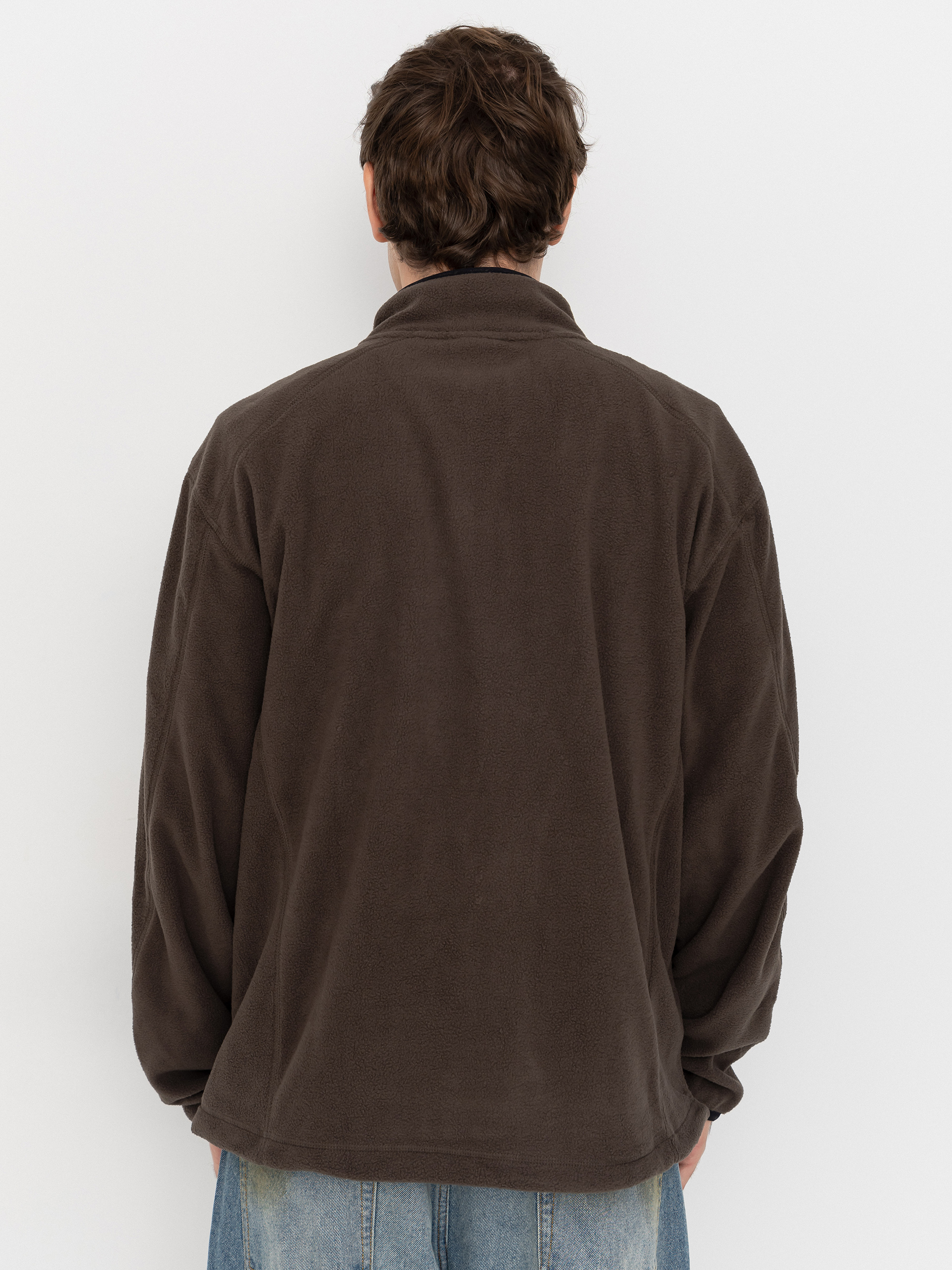 Мъжки Поларени суитшърт OBEY Vetta Pullover (andesite)