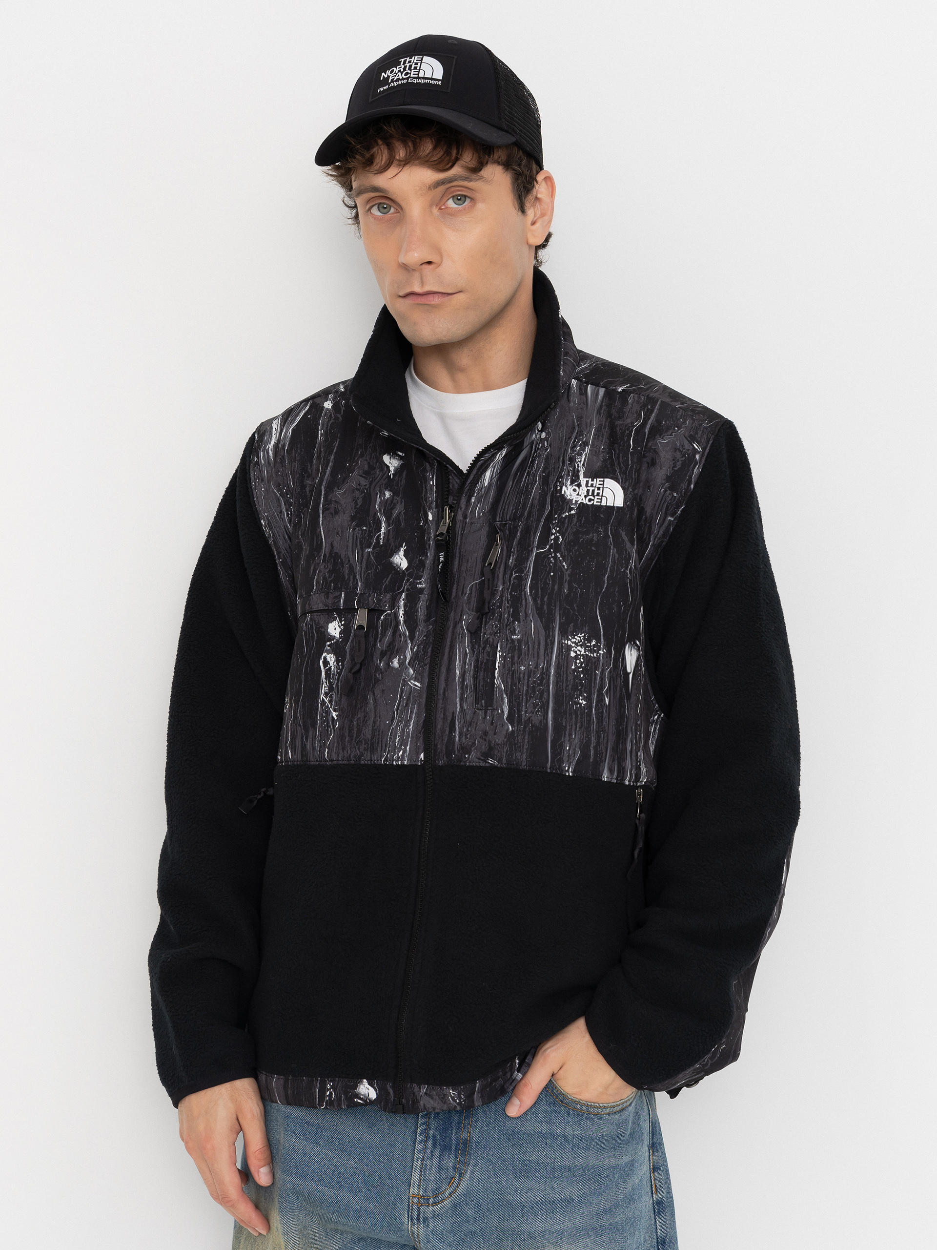 Яке The North Face Retro Denali Print (tnf black impressions p)