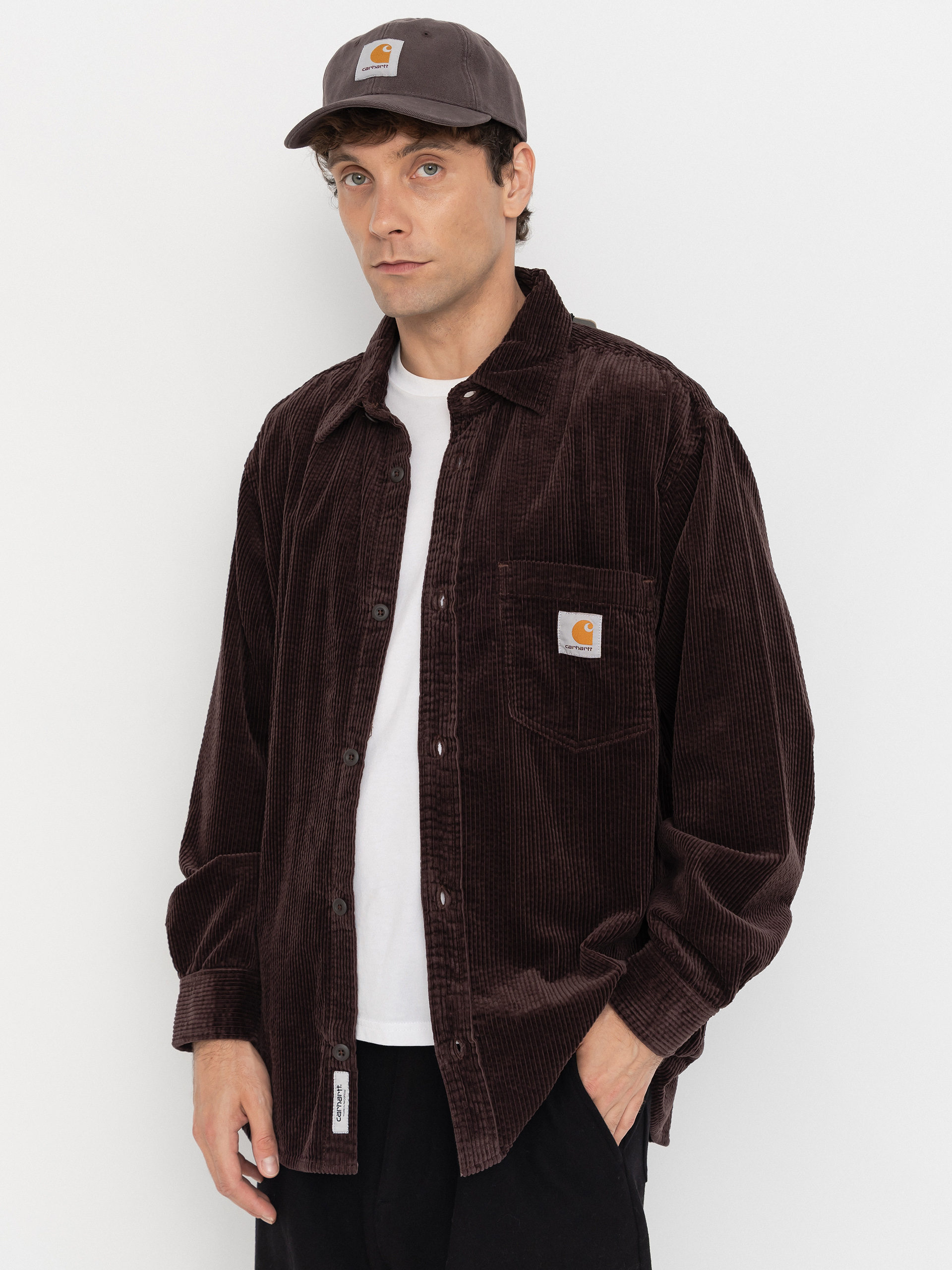 Риза Carhartt WIP Loyde (palisander/rinsed)