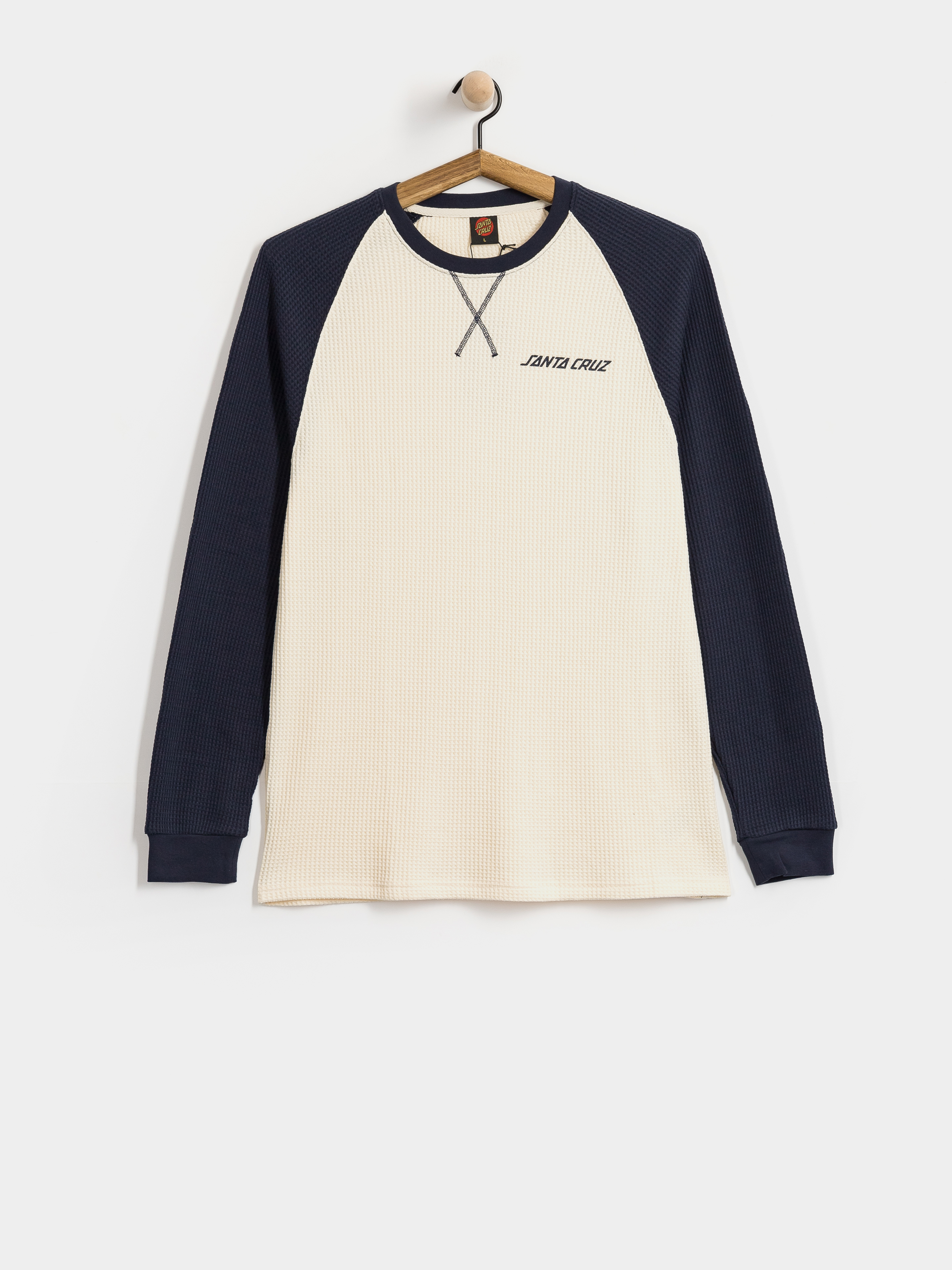 Блуза Santa Cruz Classic Strip Raglan (wax paper/midnight blue)
