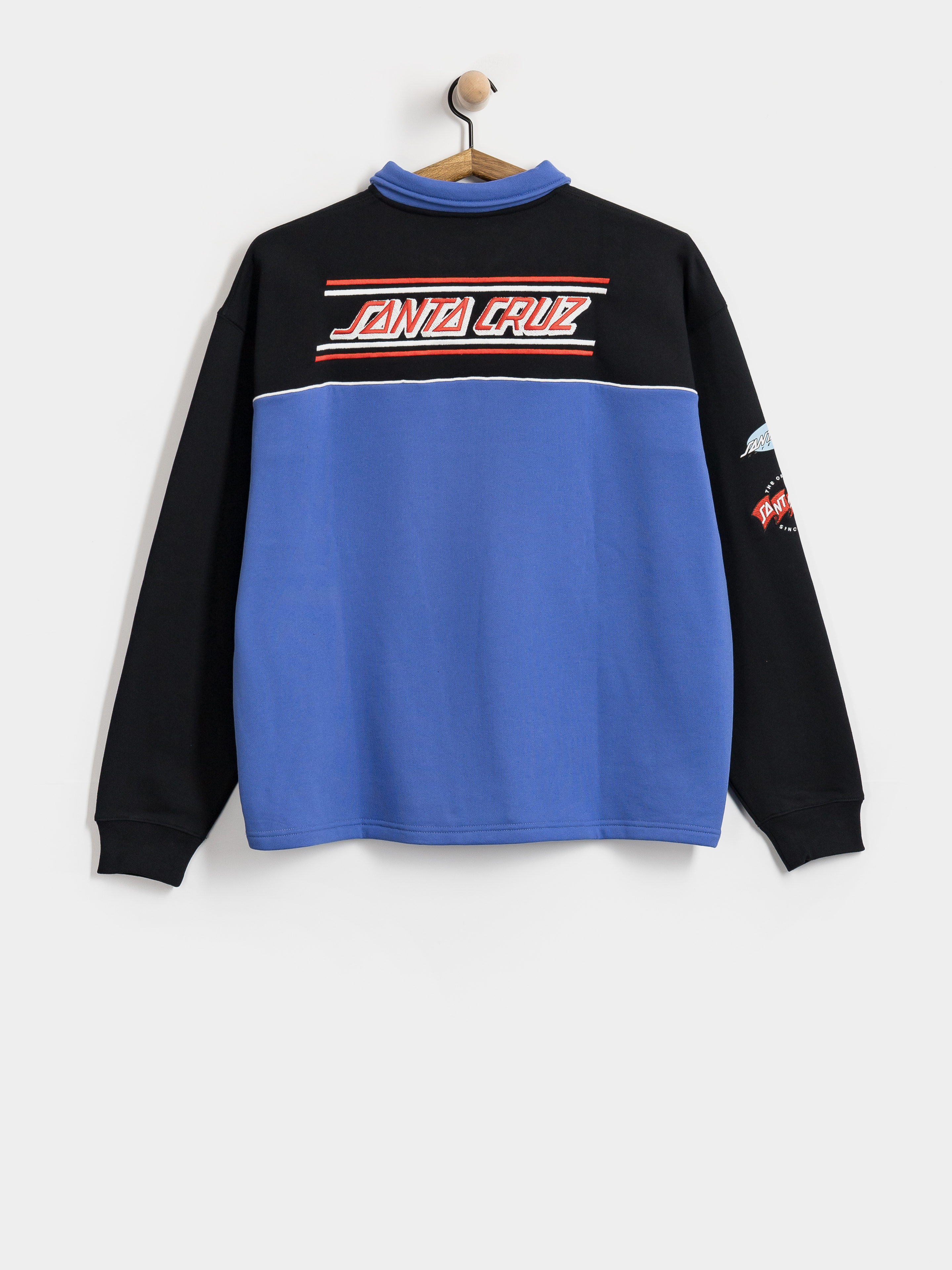 Суитшърт Santa Cruz Podium 1/4 Zip (black/sapphire)