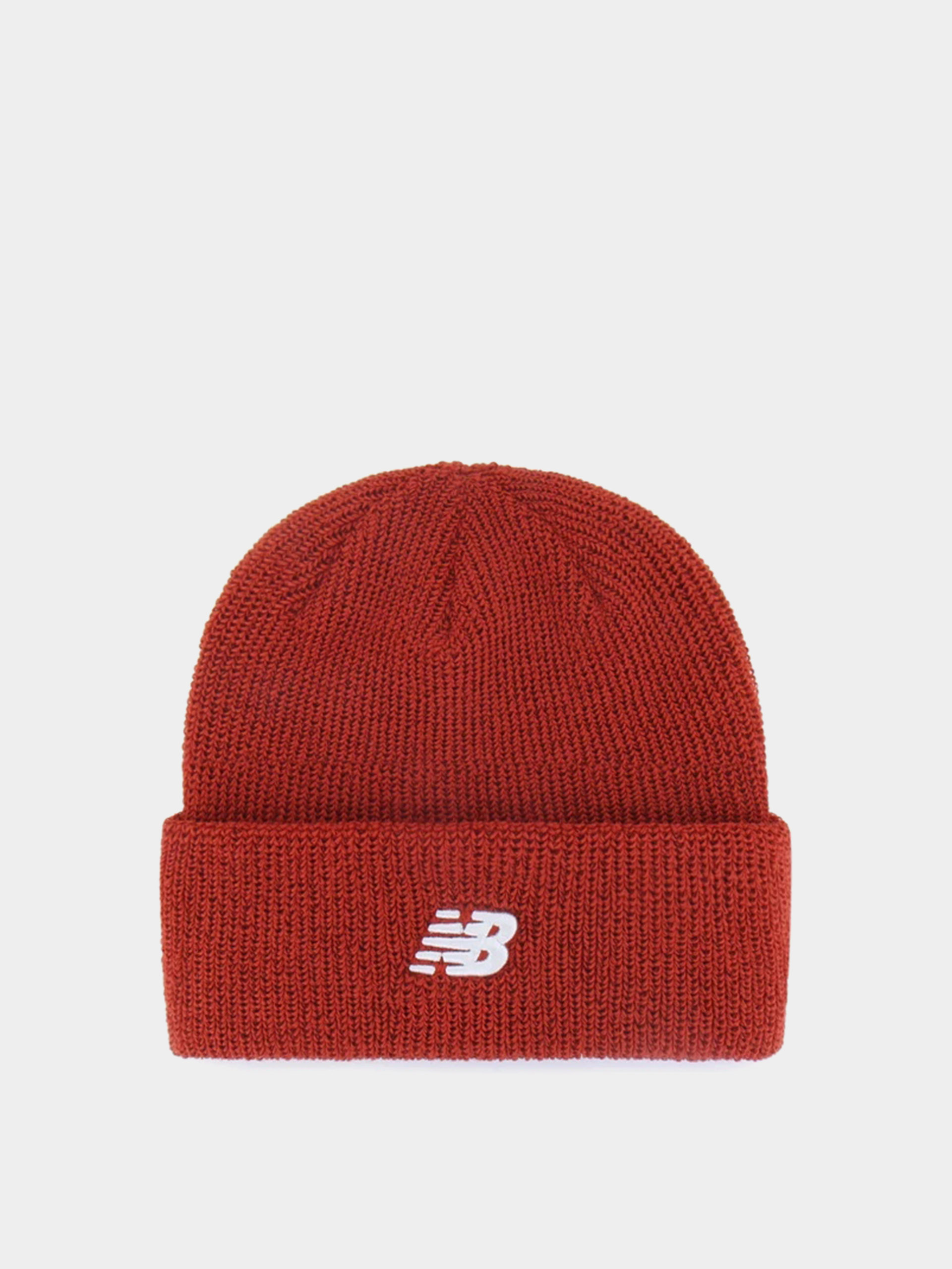 u0428u0430u043fu043au0430 47 Brand X NB Core Cuff Knit (hot tomato w/ white)