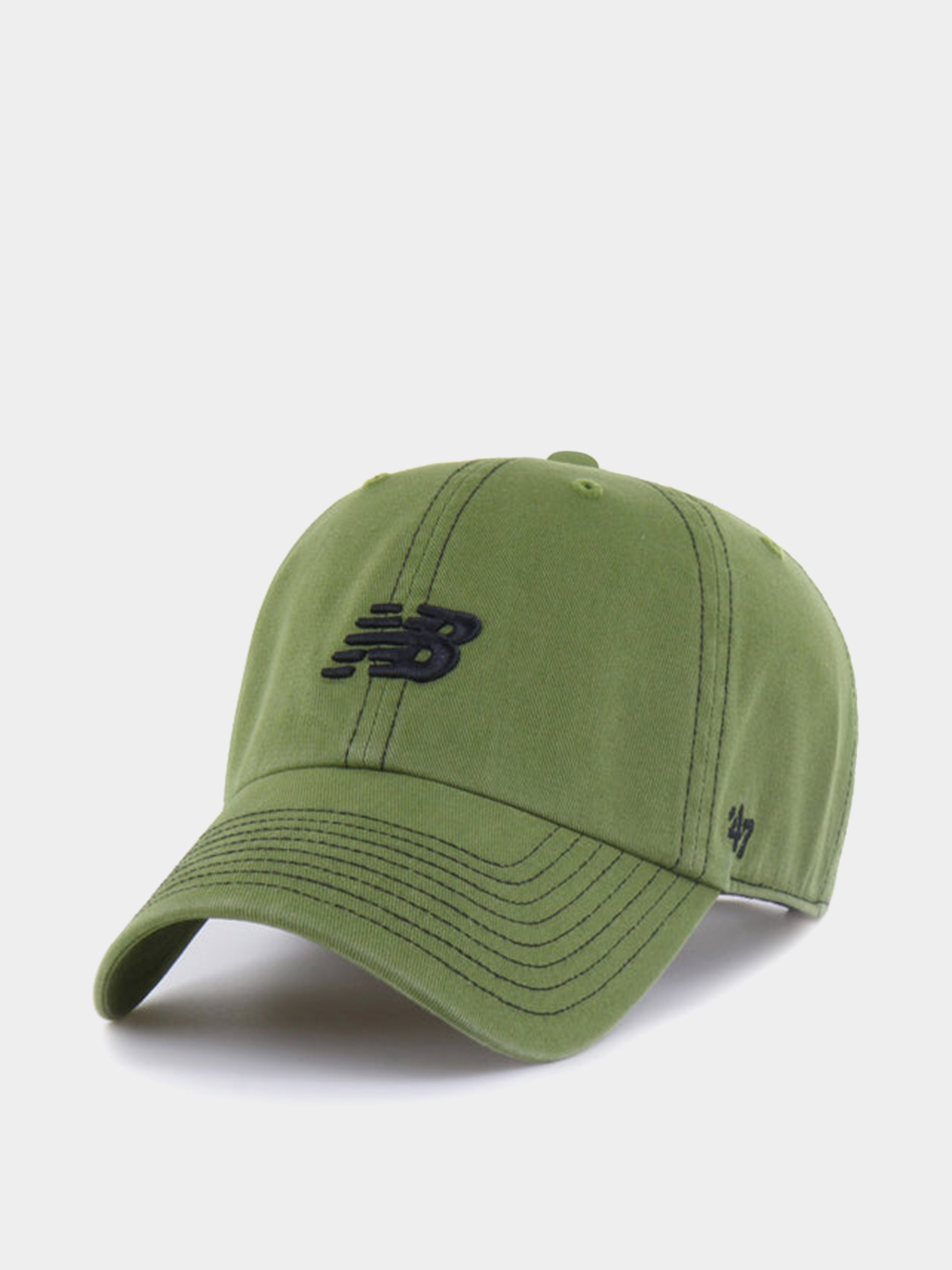 Шапка с козирка 47 Brand X NB Pop Stitch Clean Up (sport green w/dark knight)
