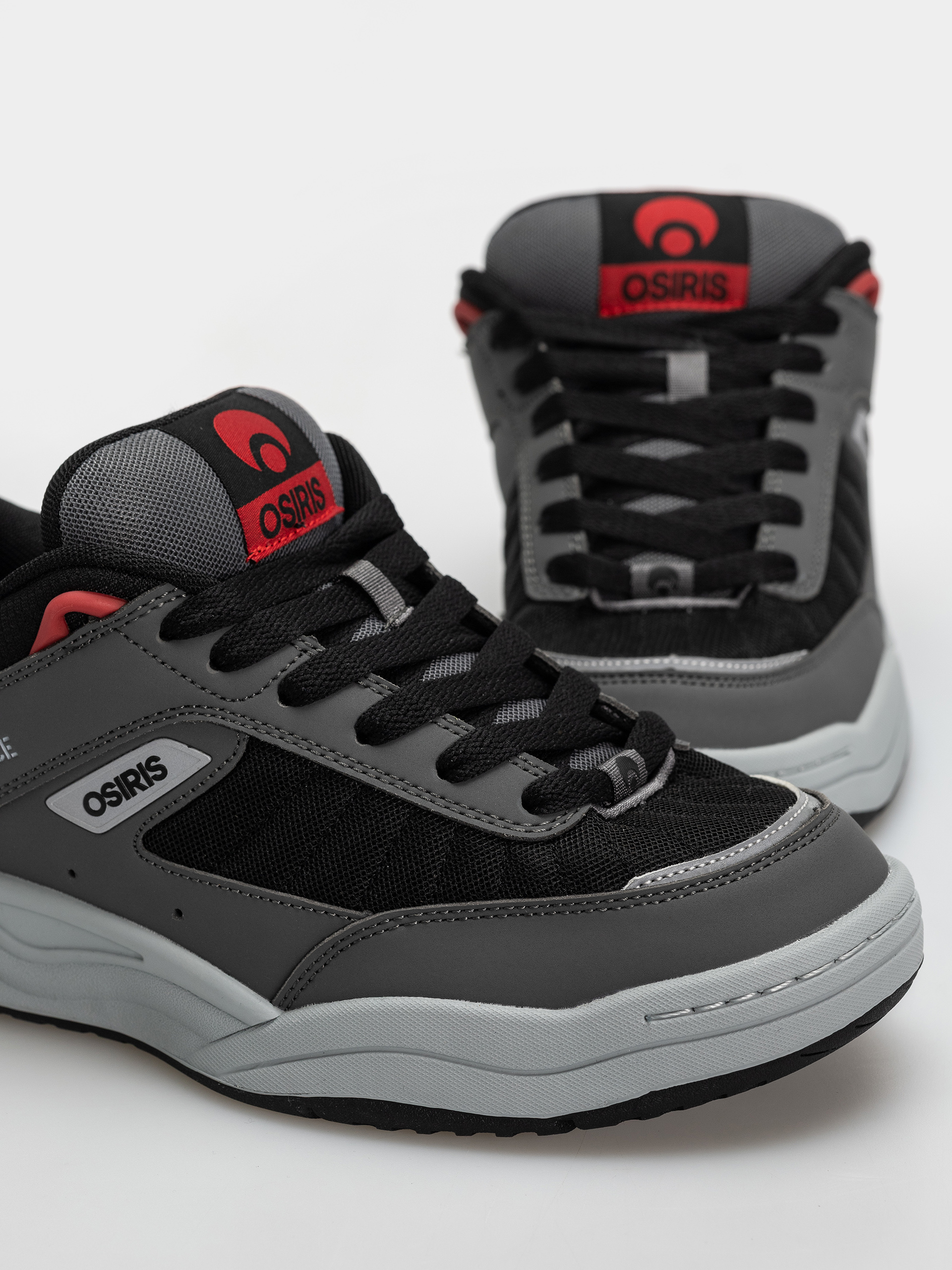 Обувки Osiris Flux (charcoal/black/red)