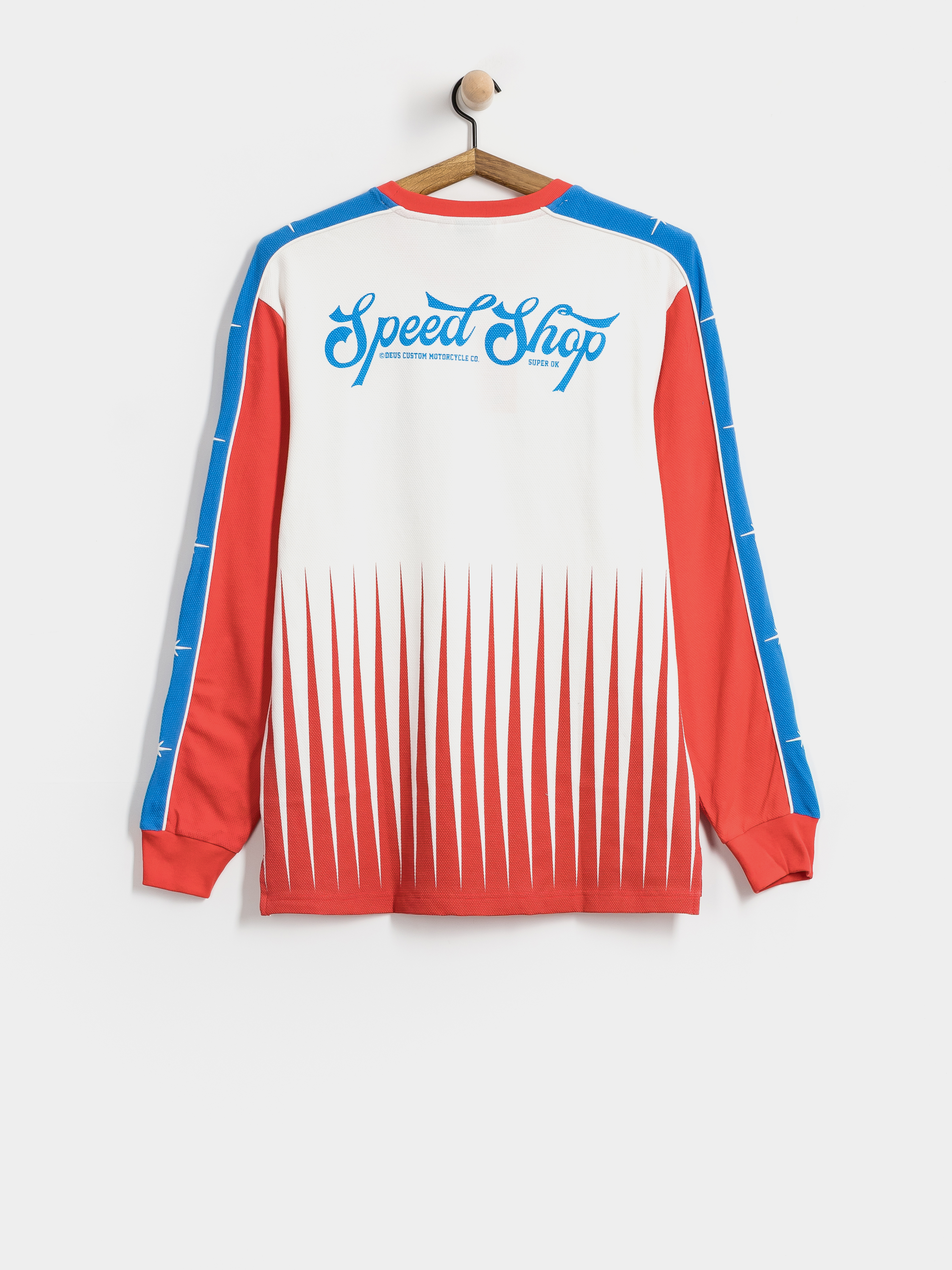 u0411u043bu0443u0437u0430 Deus Ex Machina Trife Life Moto Jersey (tofu white)