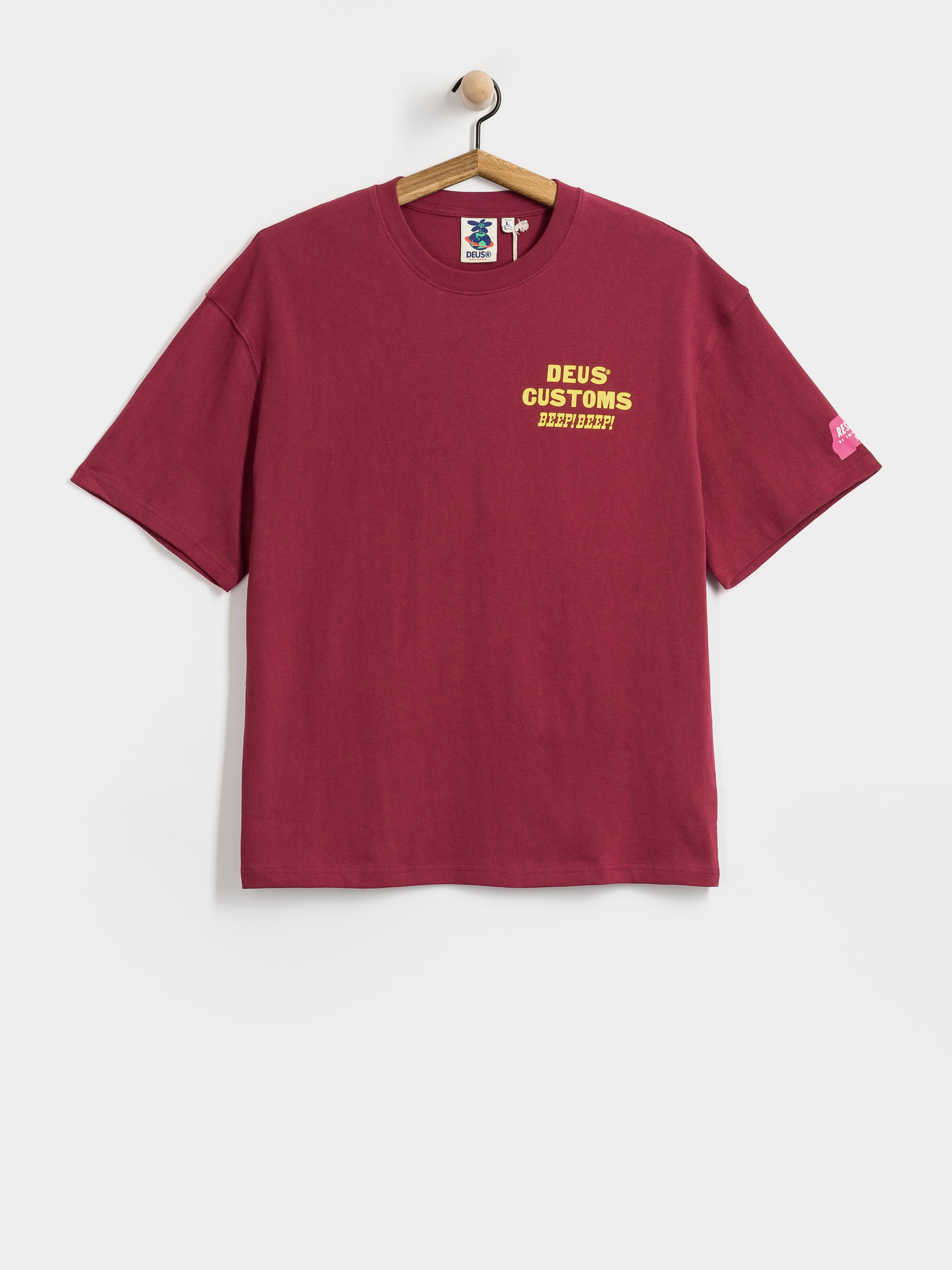 Тениска Deus Ex Machina Bloomers Os (biking red)