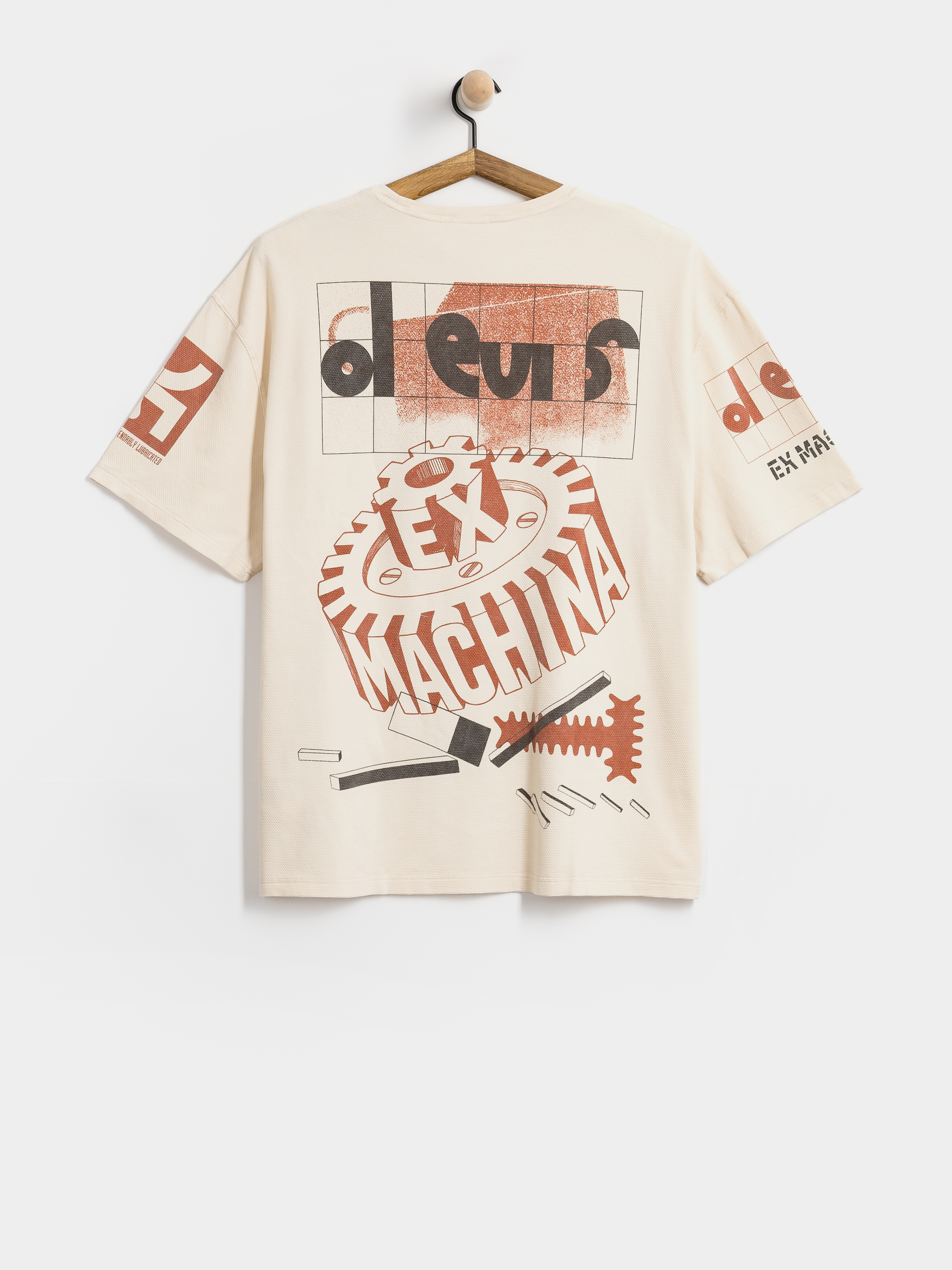 Тениска Deus Ex Machina Merz (dirty white)