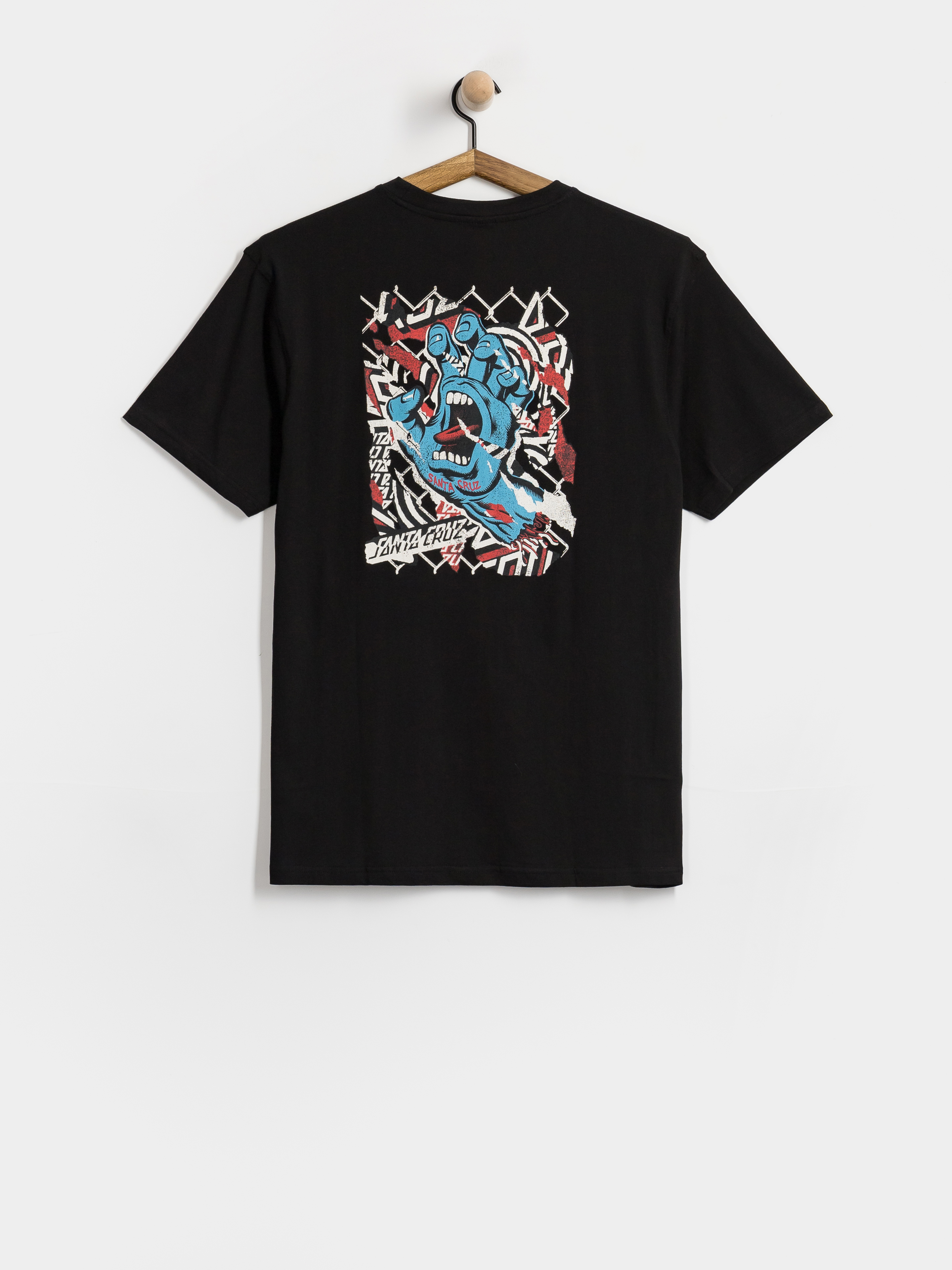 Тениска Santa Cruz Damaged Hand (black)